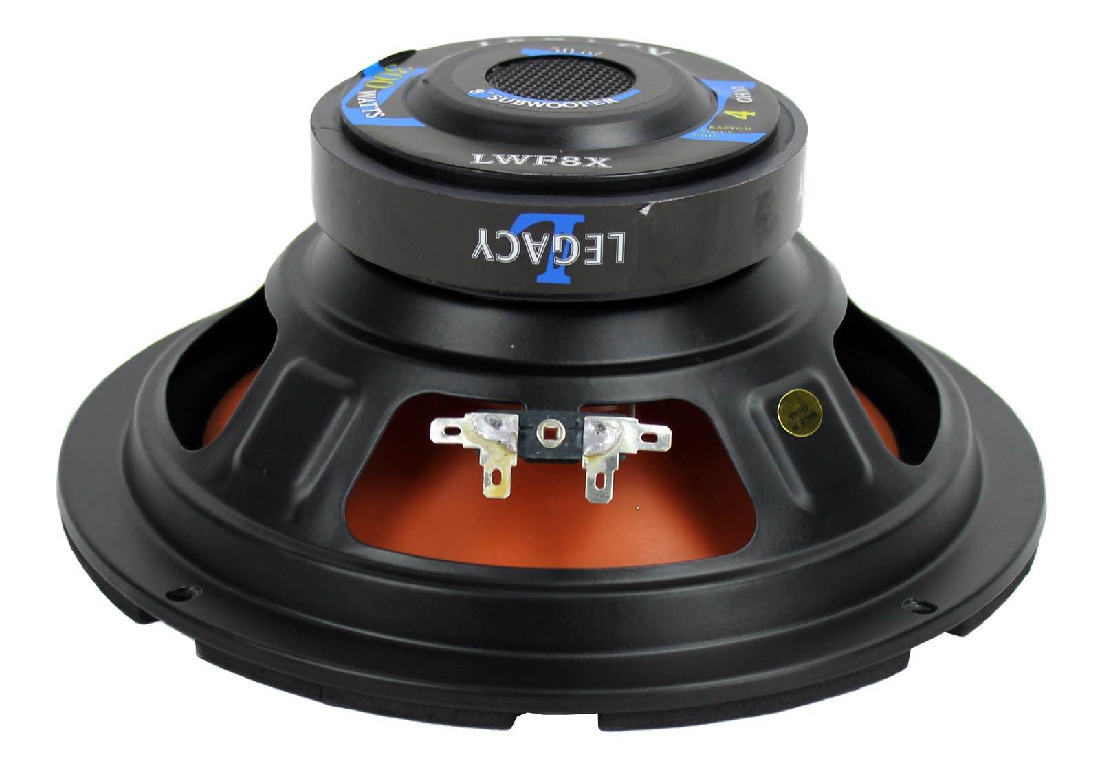 2) New LEGACY LWF8X 8" 600 WATT Car Audio Subwoofers Subs Power Woofers 4 Ohm