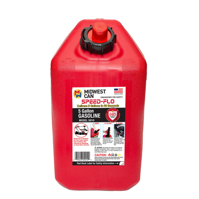 Midwest Can Company Pro Line Gasoline Can with Speed-Flo Spout, 5 Gal (Open Box)