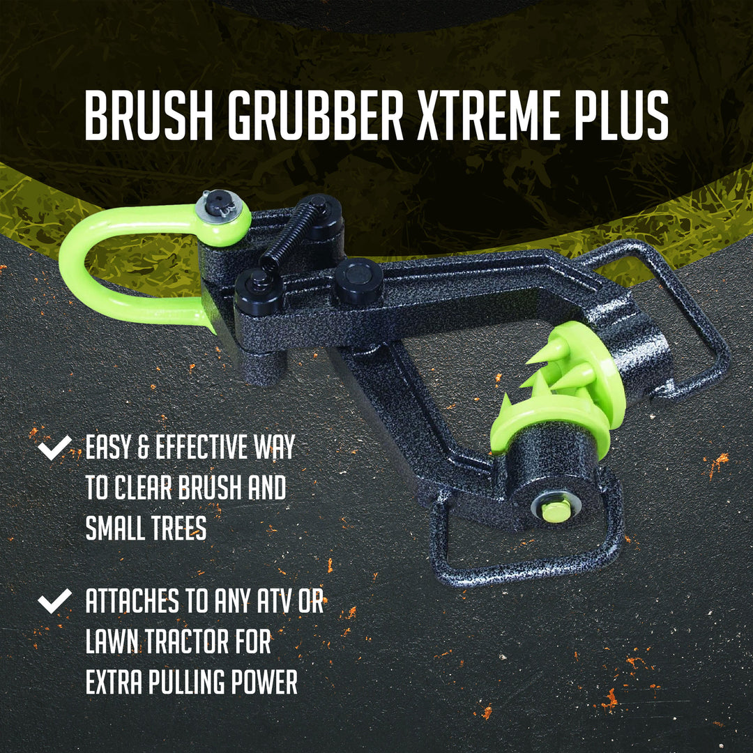 Brush Grubber BG-20 XTREME Plus Brush & Tree Stump Puller and Remover, Black - VMInnovations