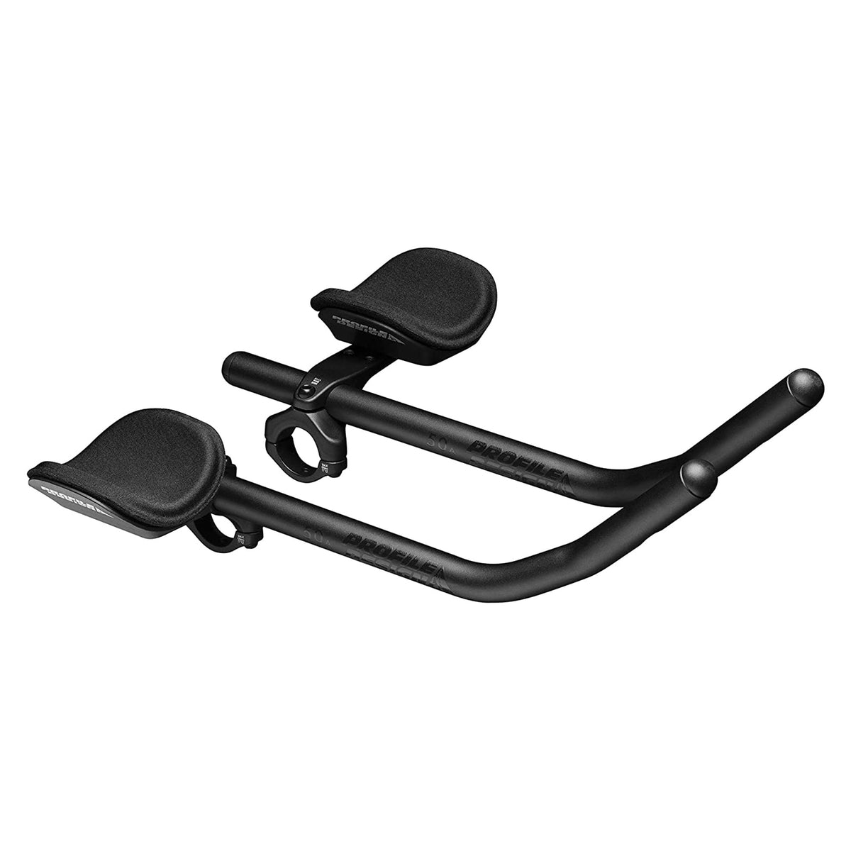 Profile Design Sonic Ergo 50A 60mm Comfort Bicycle Armrest Handlebars, Black