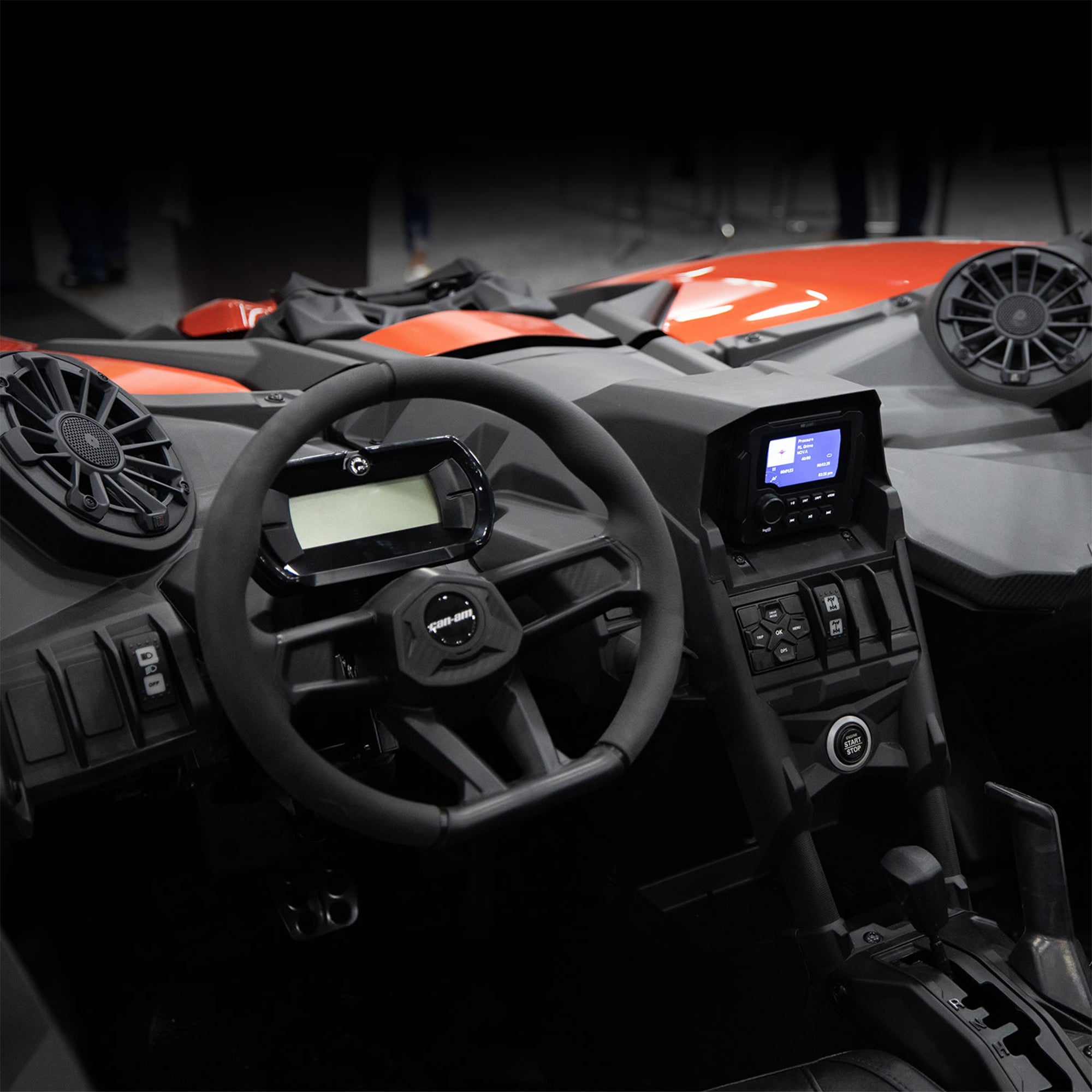 MB Quart STAGE 5 Complete Sound System & QUBThree Premium Bluetooth Speaker, Red - VMInnovations