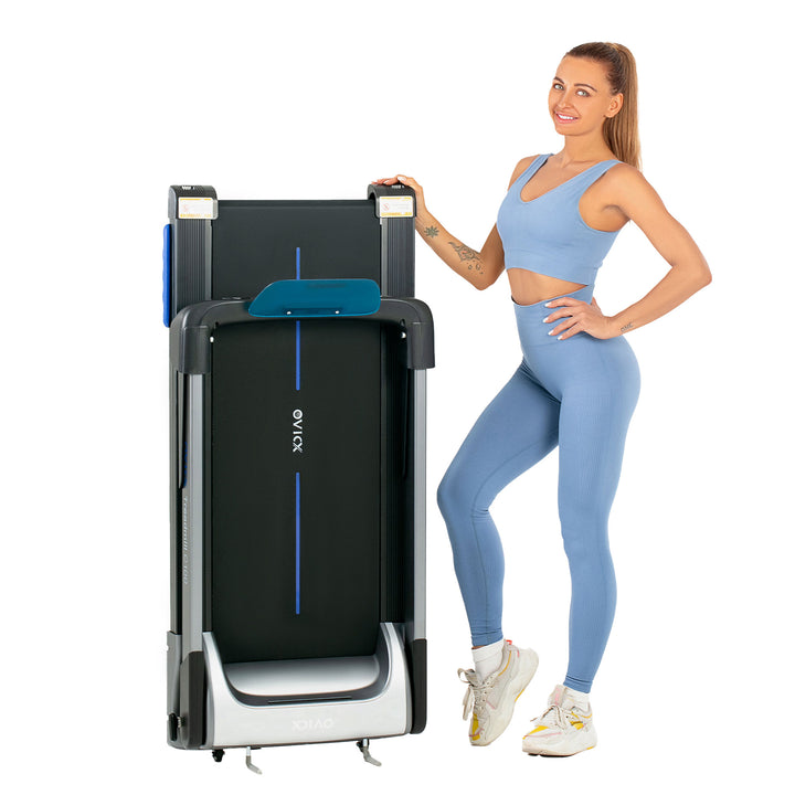 OVICX C100 Portable Foldable Home Treadmill w/ Bluetooth & Fitness Tracking App - VMInnovations