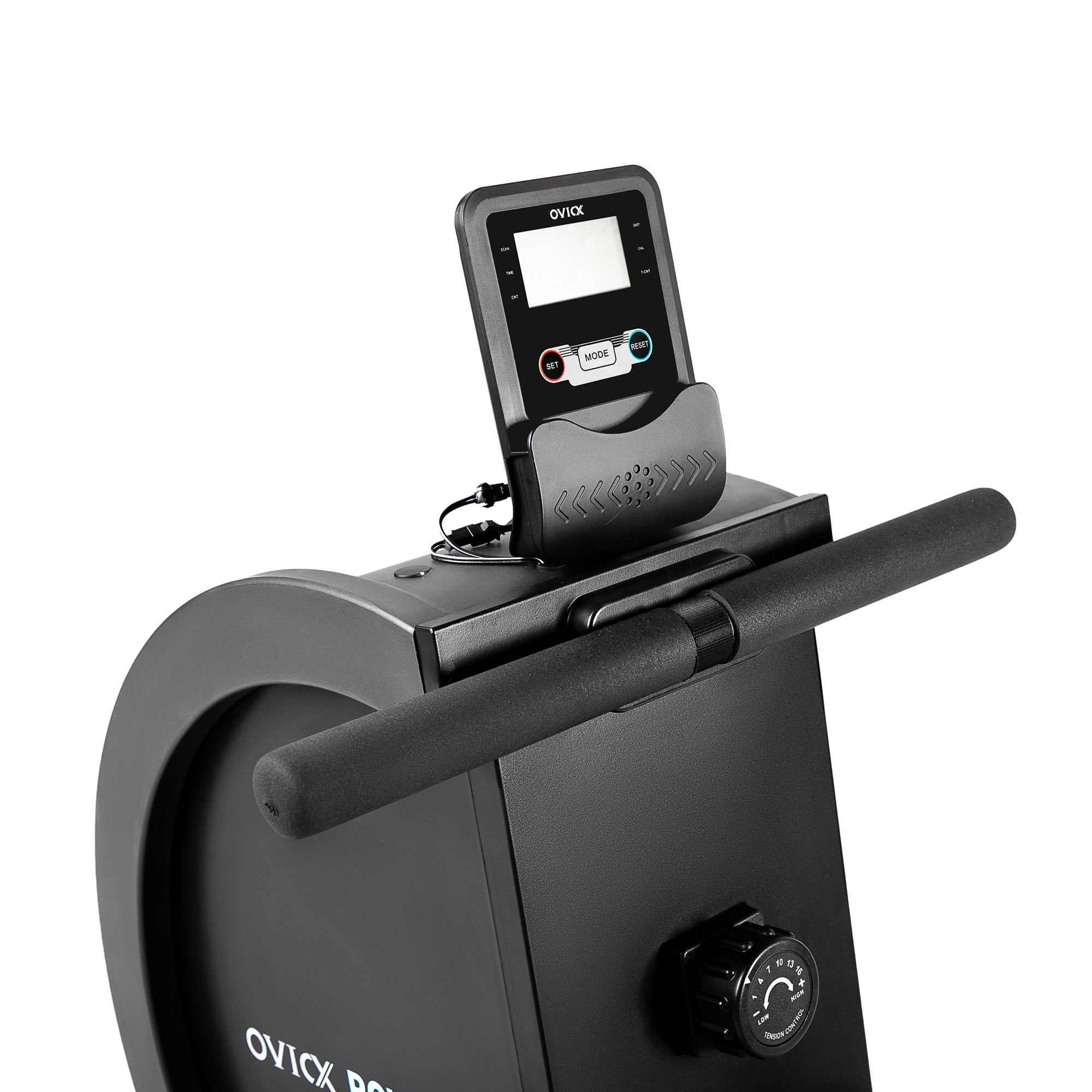 OVICX Foldable Home Rower w/Adjustable Foot Plate & Extra Long Track(Open Box) - VMInnovations