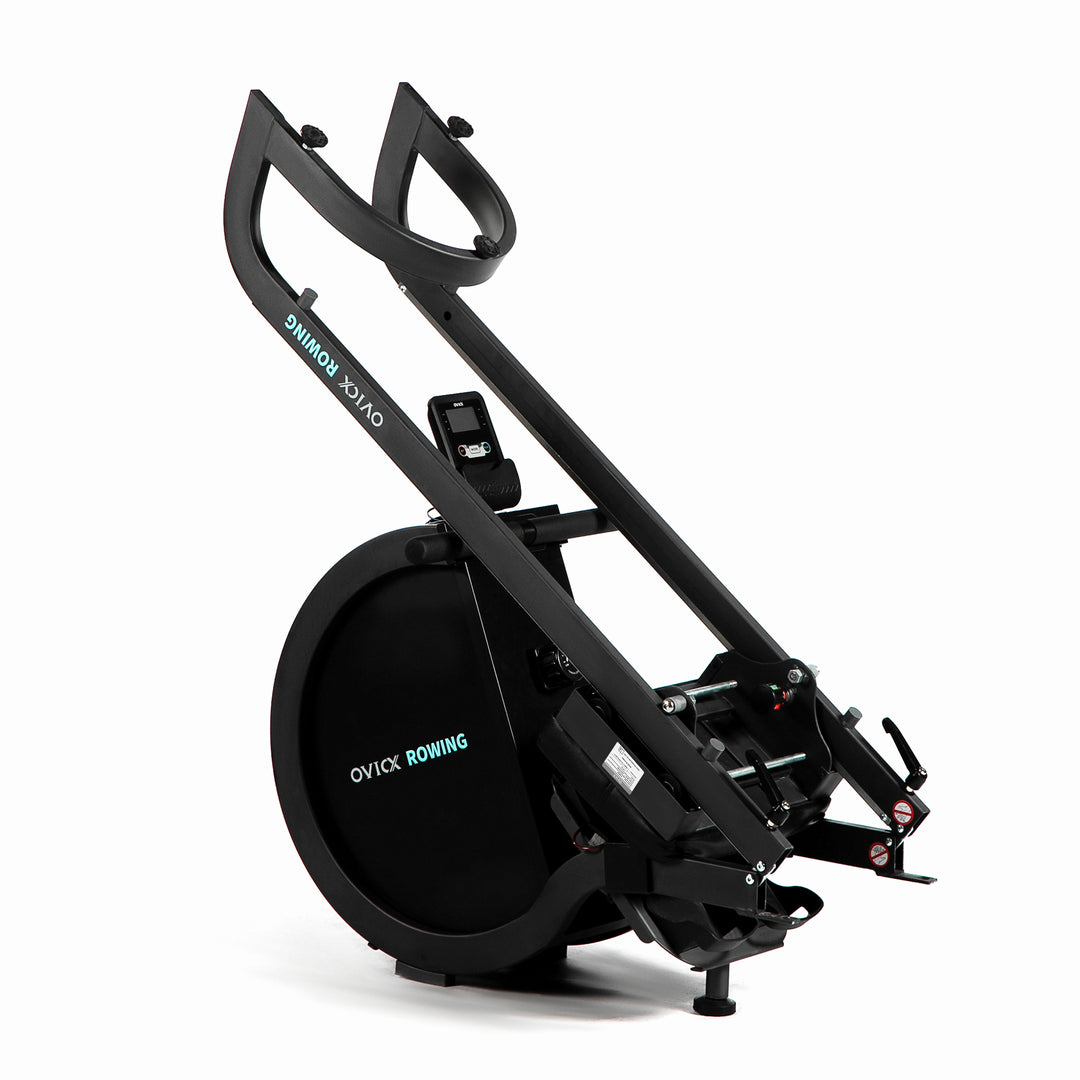 OVICX R100 Foldable Home Rower with Adjustable Foot Plate and Extra Long Track - VMInnovations