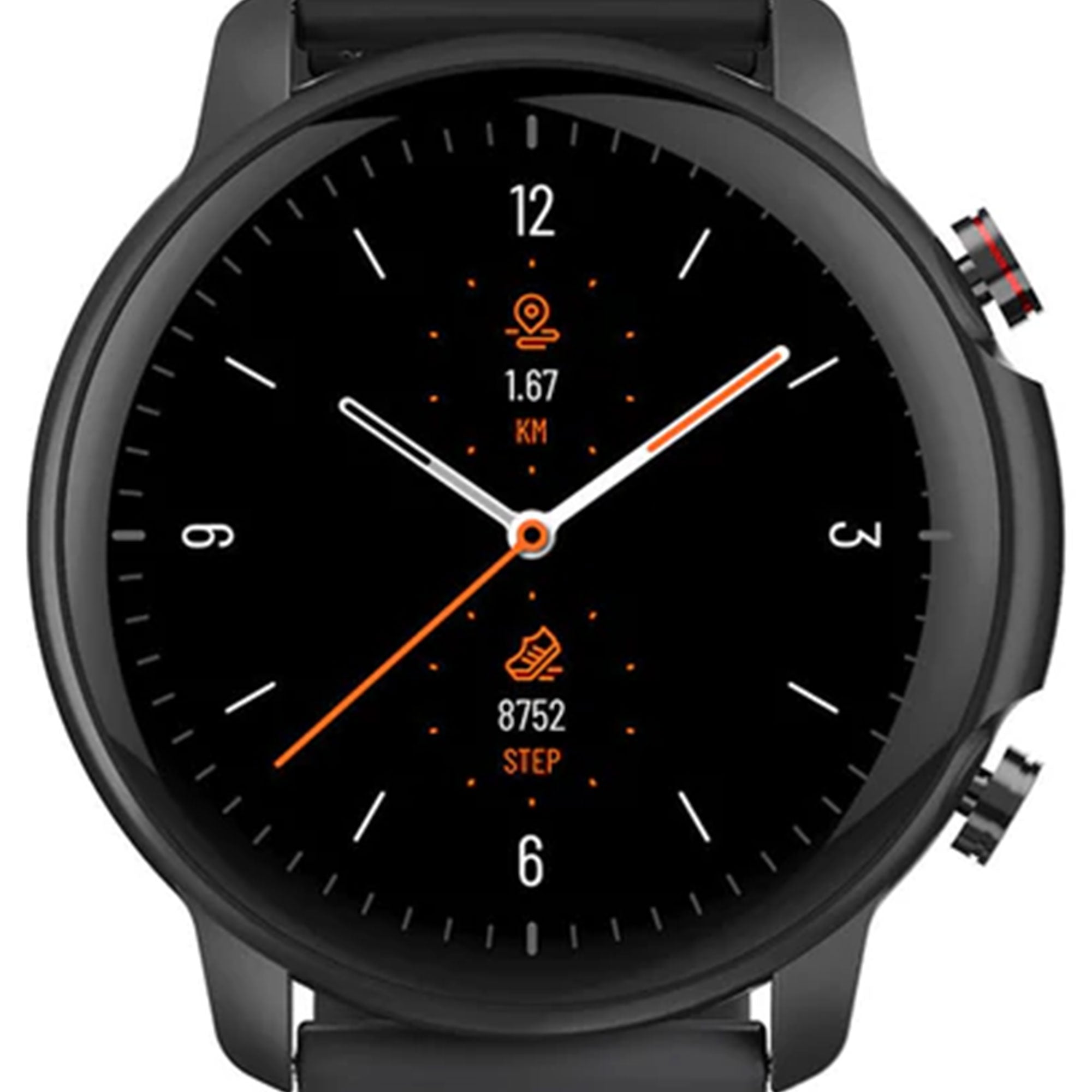 KOSPET MAGIC 4 Bluetooth 5ATM Waterproof Smartwatch w/ 24 Hour Tracking, Black