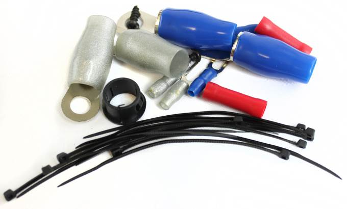 POWER ACOUSTIK 2 Gauge Ga Car Audio Amplifier Amp Wiring Wire Kit (Open Box)