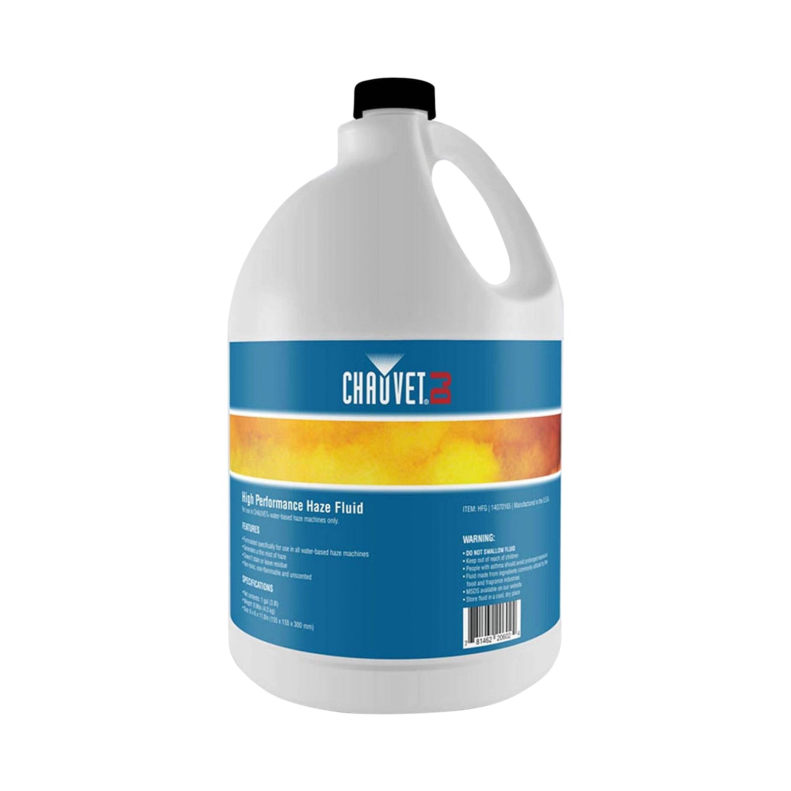 CHAUVET DJ Hurricane HFG Water Based Smoke Fog Haze Machine Fluid, 1 Gallon - VMInnovations