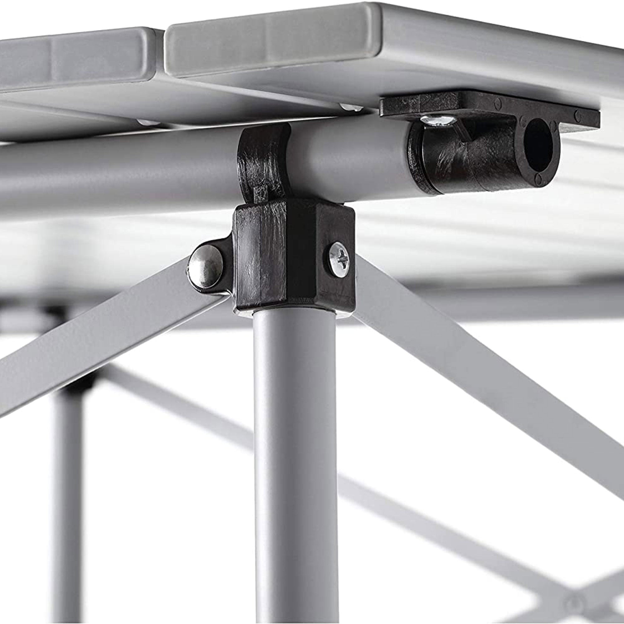 Coleman Portable and Compact Outdoor Folding Aluminum Table for Camping, White - VMInnovations