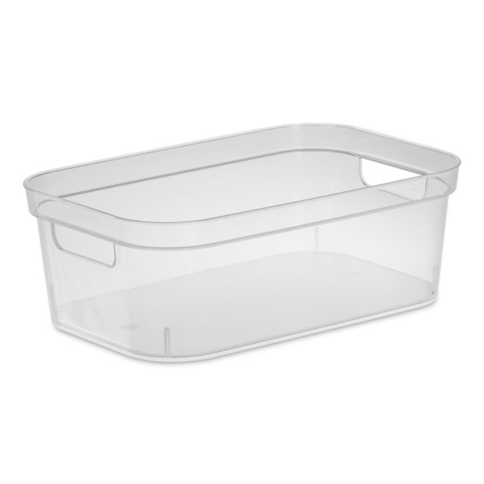 Sterilite 4.25x8x12.25 In Storage Bin w/ Carry Through Handles, Clear (16 Pack) - VMInnovations