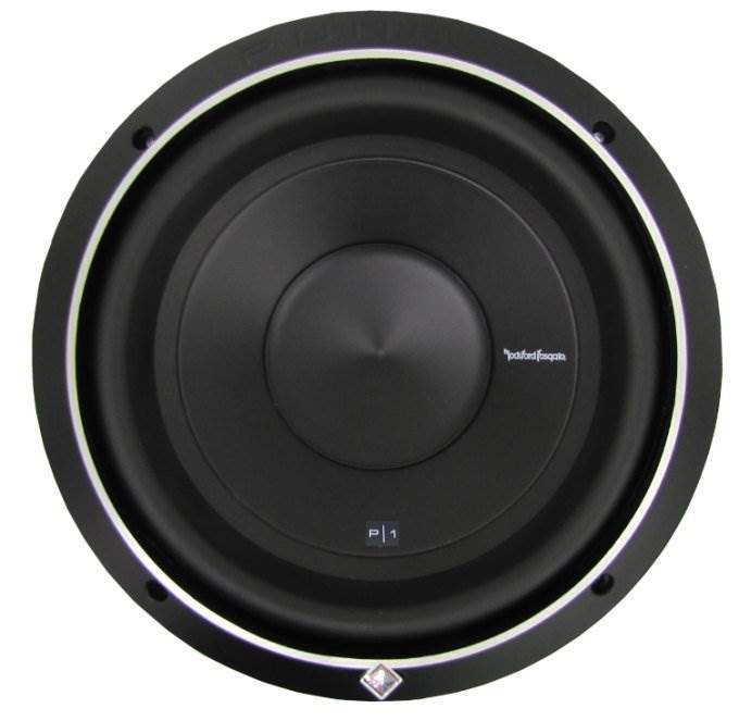 ROCKFORD FOSGATE P1S4-12 12" 500 Watt 4-Ohm Car Audio Subwoofer Sub (Open Box)
