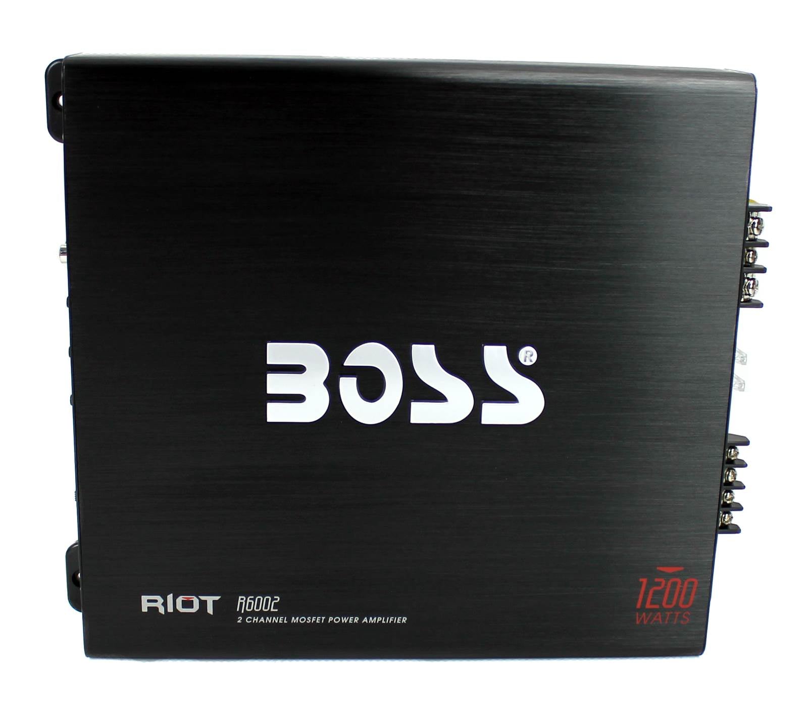 BOSS R6002 1200W 2-Channel MOSFET Power Car Audio Amplifier Amp + Bass Remote