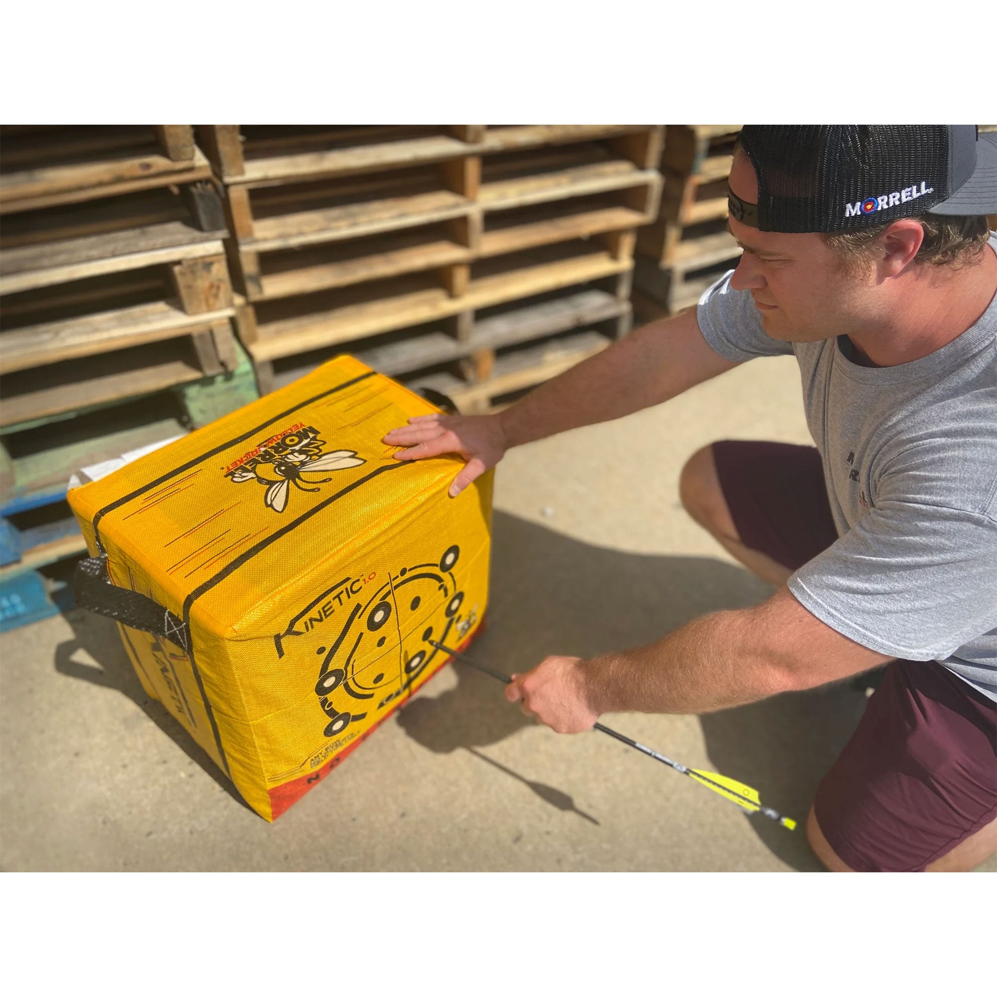 Morrell Targets 2-Side Yellow Jacket Kinetic 1.0 Field Point Archery Bag Target - VMInnovations