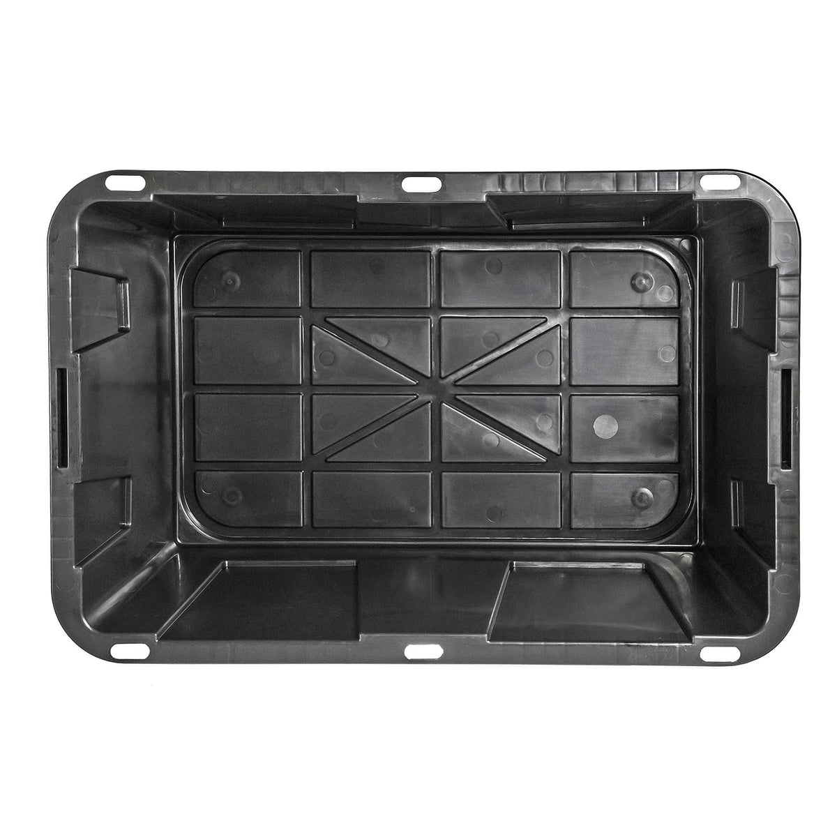 GreenMade Professional Storage Tote with Handles, 27 Gal, Black (4 Pk)(Open Box)