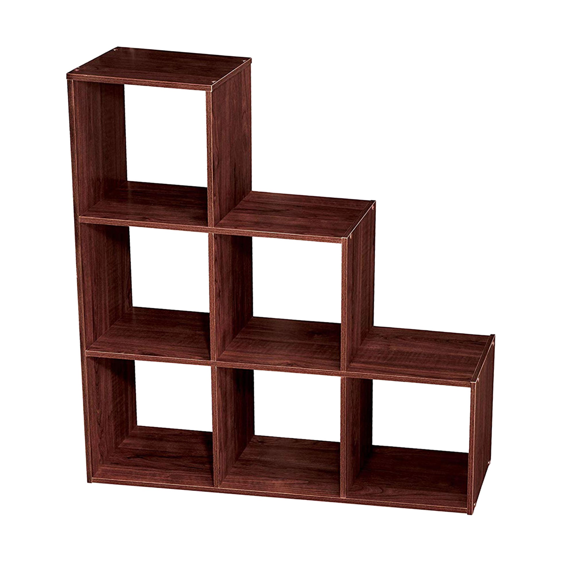 ClosetMaid 3 Tier Wooden Cubical Organizer for Added Storage, Dark Cherry (2 Pk) - VMInnovations
