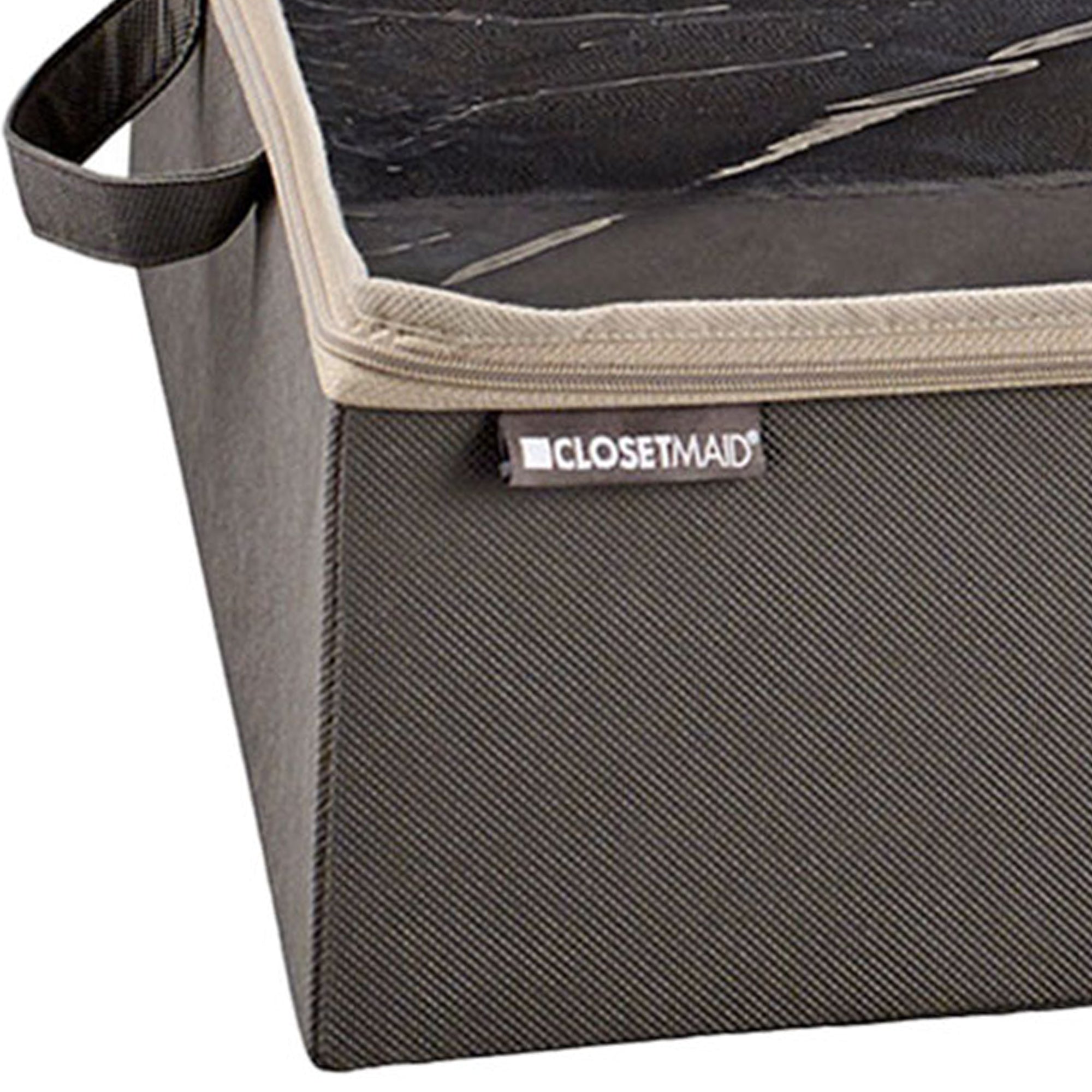 ClosetMaid Fabric Organizer Multiple Item Storage Zip Bag, Charcoal (4 Pack) - VMInnovations