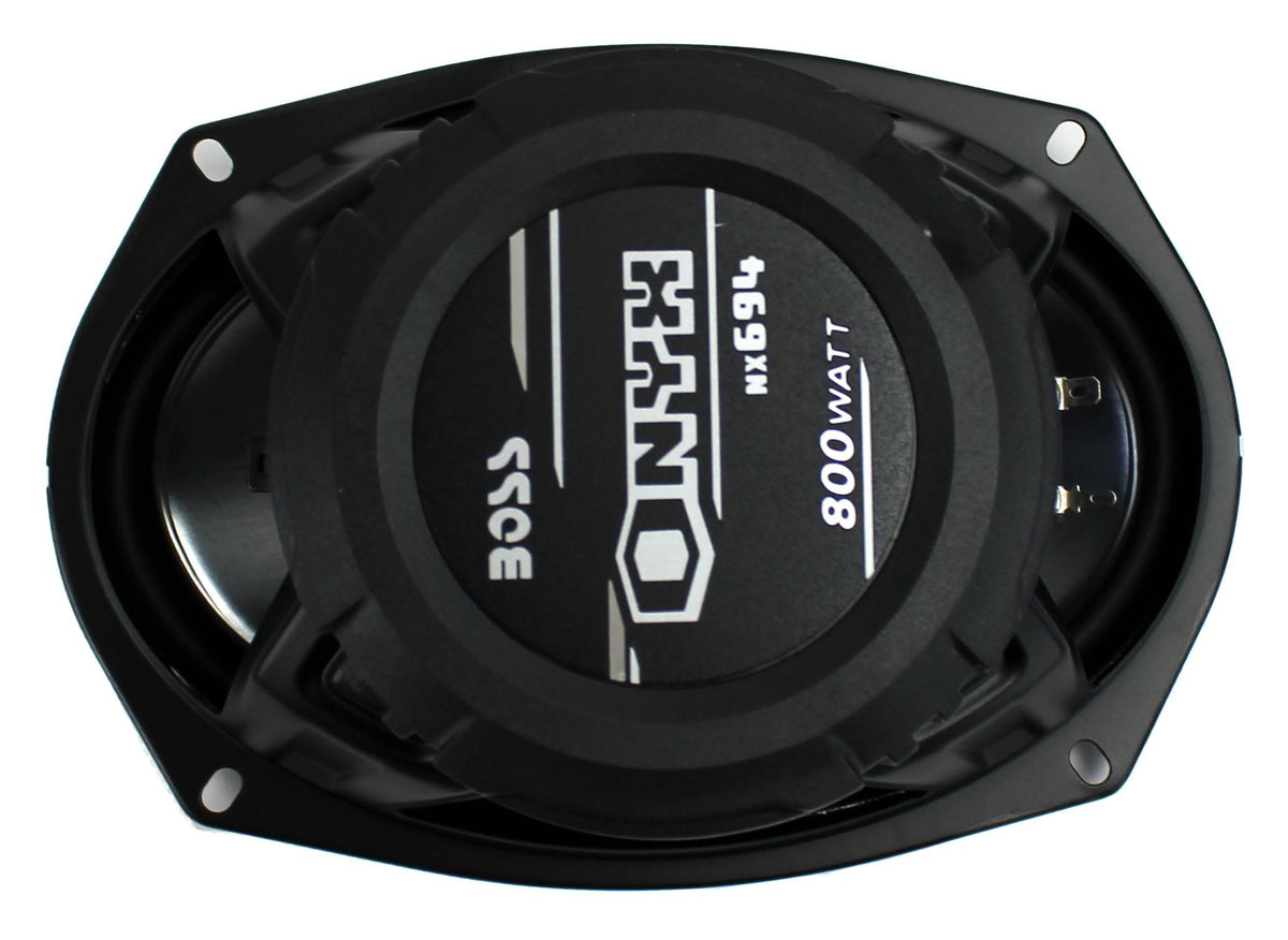 BOSS Audio NX694 Onyx 6x9" 800W 4-Way 4 Ohm Car Audio Coaxial Speaker Set, Pair