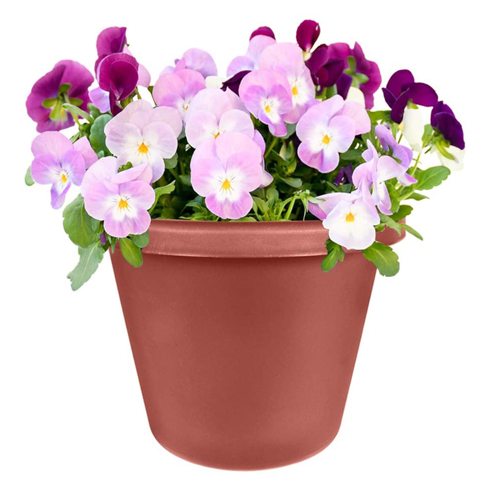 The HC Companies 14" Plastic Classic Pot Planter, Terra Cotta (Open Box) - VMInnovations