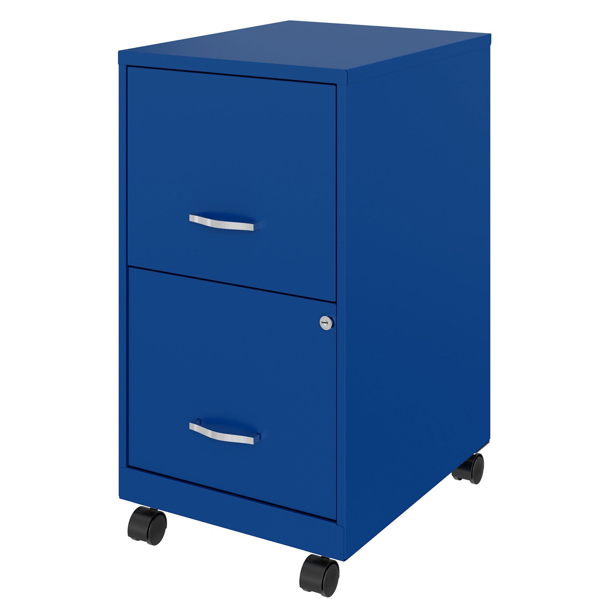 18 Inch Wide 2 Drawer Mobile Organizer Cabinet for Office, (Open Box) - VMInnovations