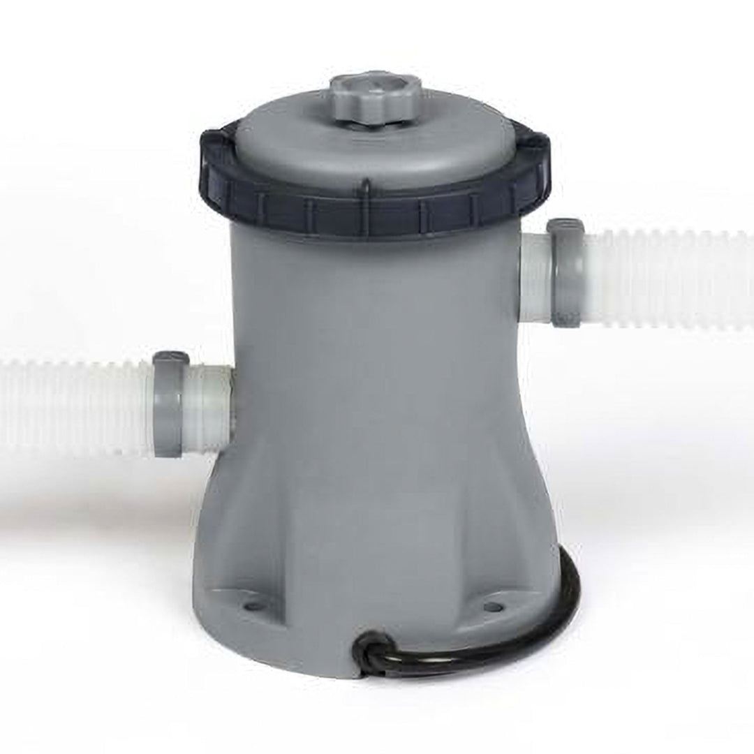 Bestway Steel Pro Max 12' x 30" Round Above Ground Frame Pool & Flowclear Cover - VMInnovations