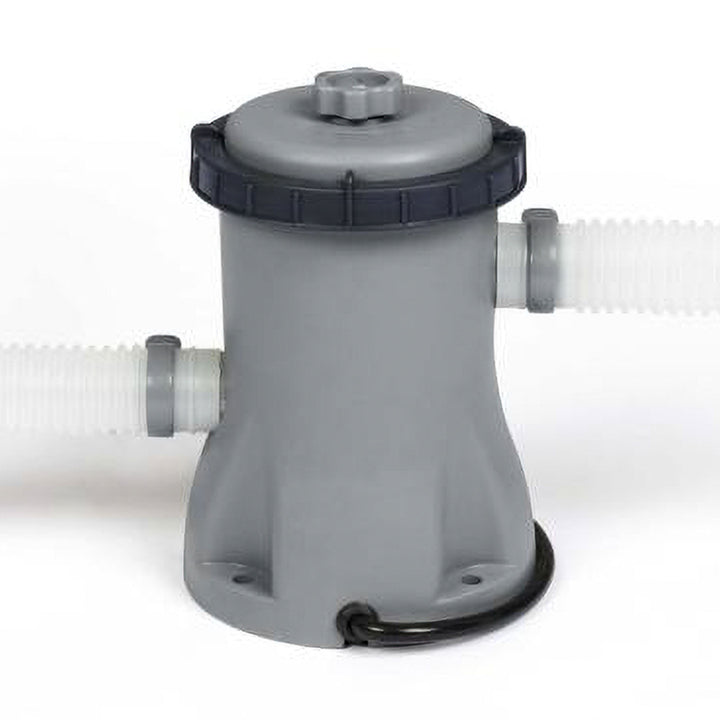 Bestway Steel Pro Max 12' x 30" Round Above Ground Frame Pool & Flowclear Cover - VMInnovations