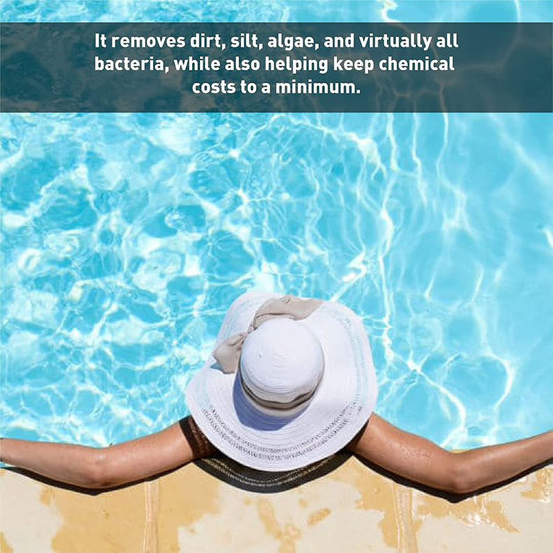 US Silica Mystic White II Premium Swimming Pool Filter Sand, White, 50 Pound Bag