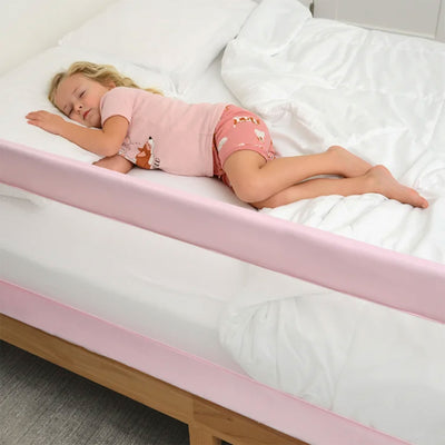 Venice Child Dream Catcher 59.1 x 19.1 In Extra Long Toddler Bed Side Rail, Pink