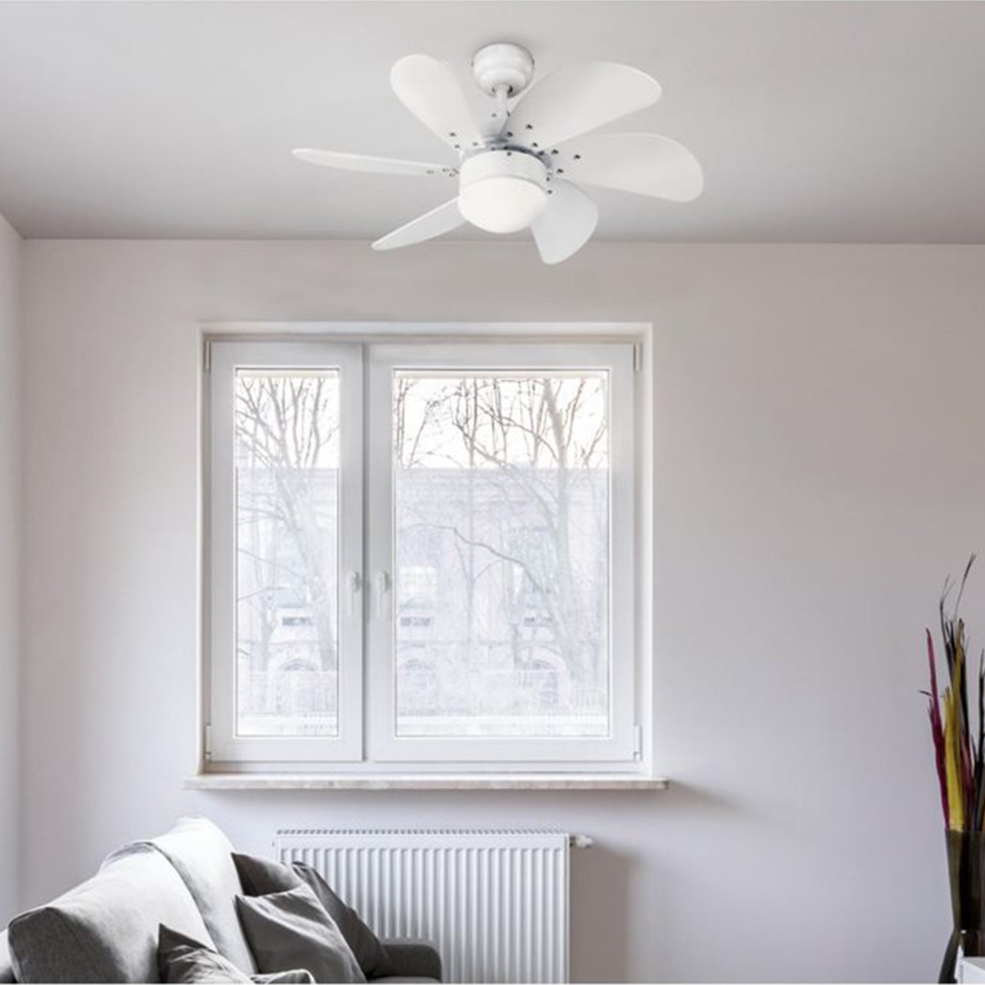 Westinghouse Turbo Swirl Lighting 30 Inch Ceiling Fan w/ Dimmable LED Light