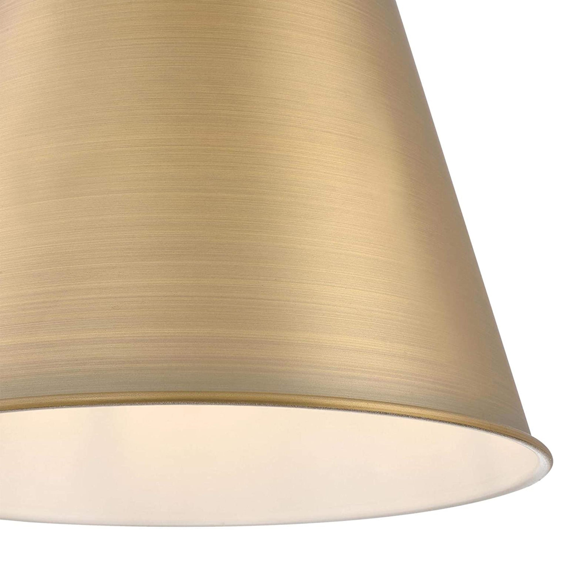 Westinghouse Lighting Derose Transitional Indoor Pendant Light, Brushed Brass - VMInnovations