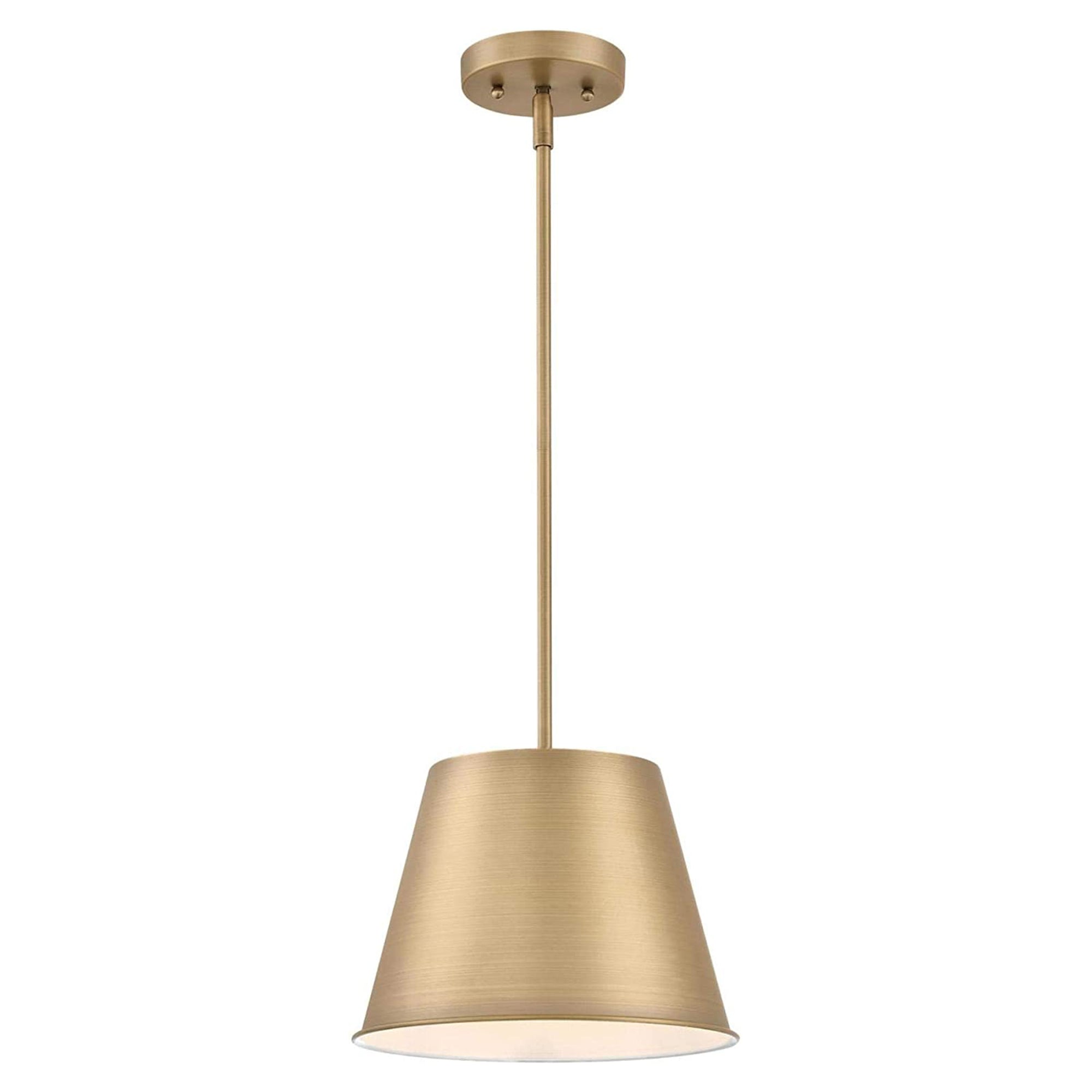 Westinghouse Lighting Derose Transitional Indoor Pendant Light, Brushed Brass - VMInnovations