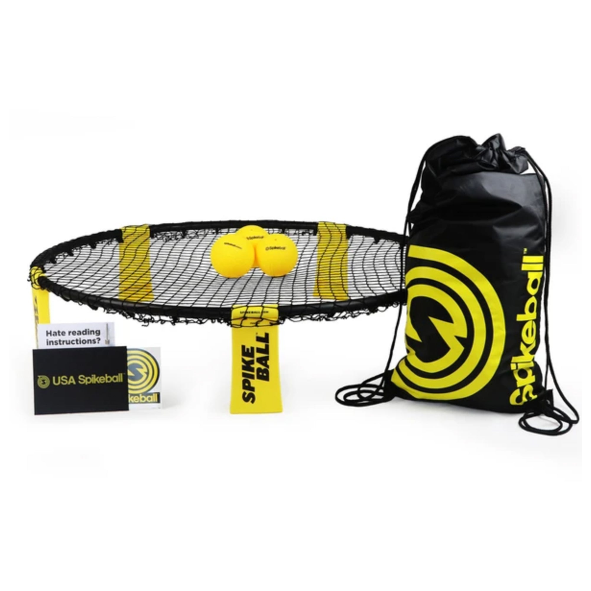 Spikeball Portable Foldable Standard 3 Ball Kit with Net & Balls (Open Box) - VMInnovations