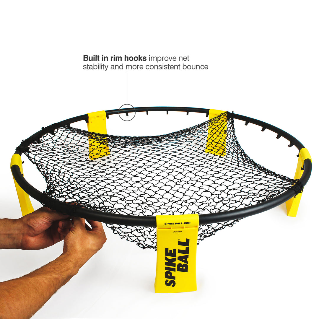 Spikeball Portable Foldable Standard 3 Ball Kit with Adjustable Net & Balls - VMInnovations
