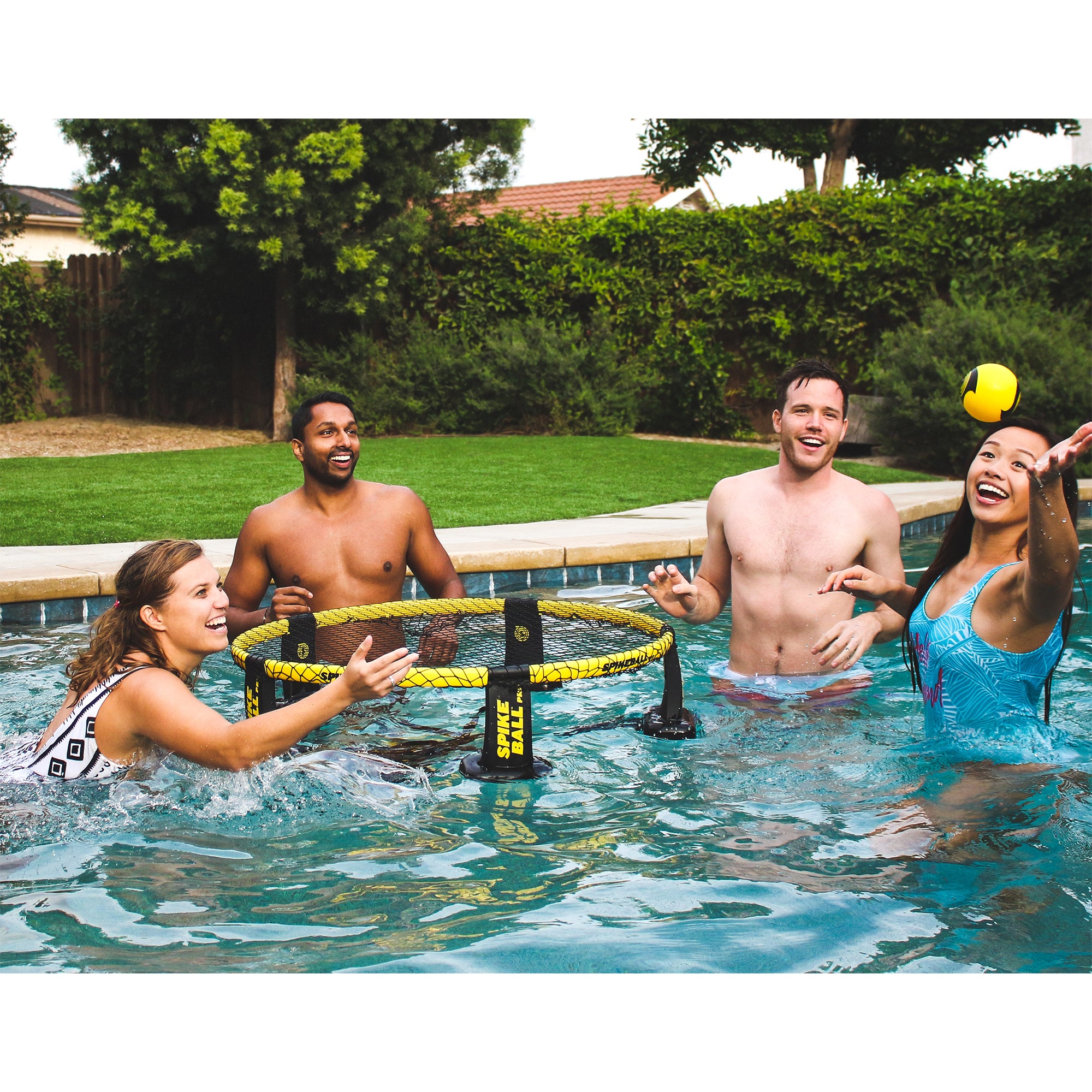 Spikeball Spikebuoy Water Pool Play Accessory with 5 Leg Floats and Anchor Bag
