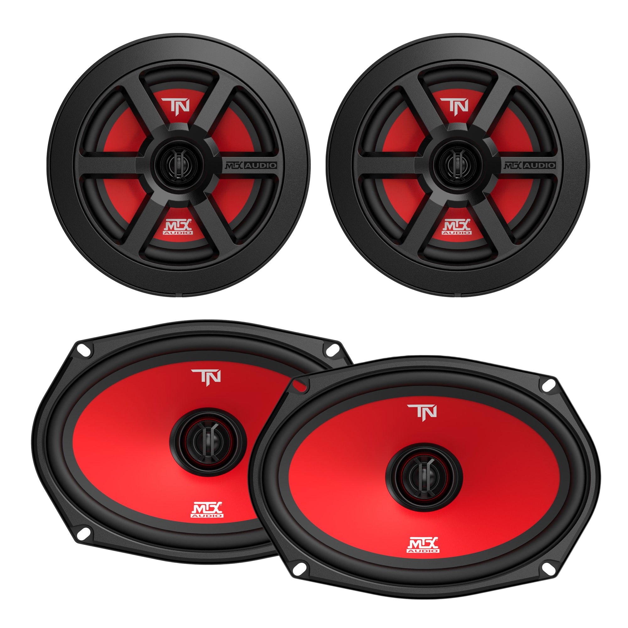 MTX Terminator69 & Terminator6 2 Way Polypropylene Coaxial Auto Speaker Set - VMInnovations