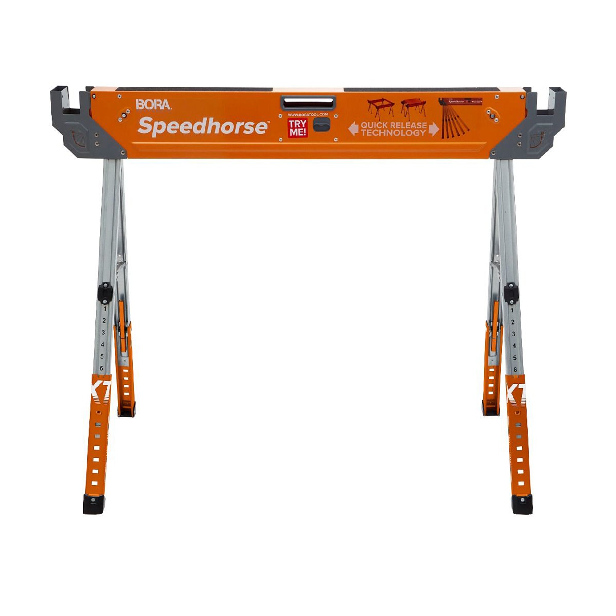 Bora Tool PM-4550T Speedhorse XT Portable Sawhorse with Adjustable Legs (2 Pack)