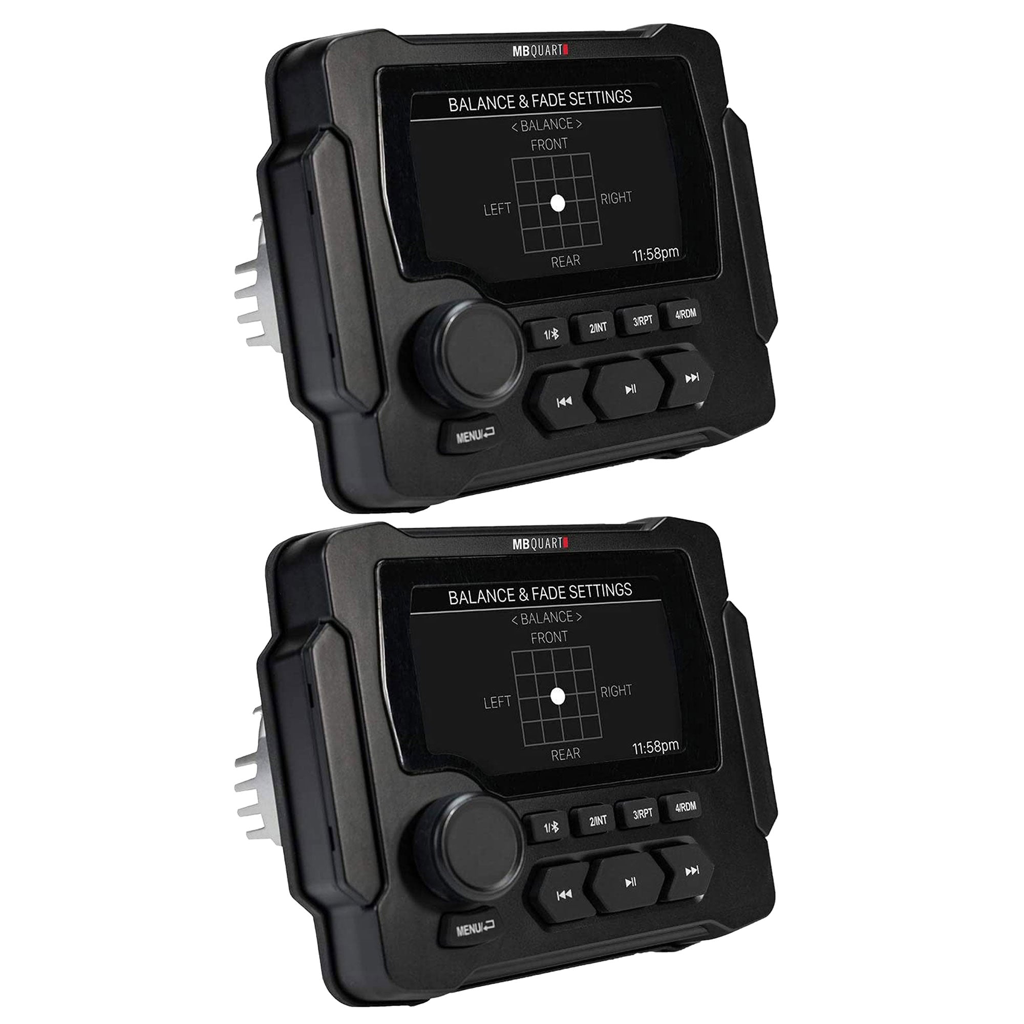 MB Quart Bluetooth Nautic 160 Watt Source Unit Media Players for GMR 3 (2 Pack)