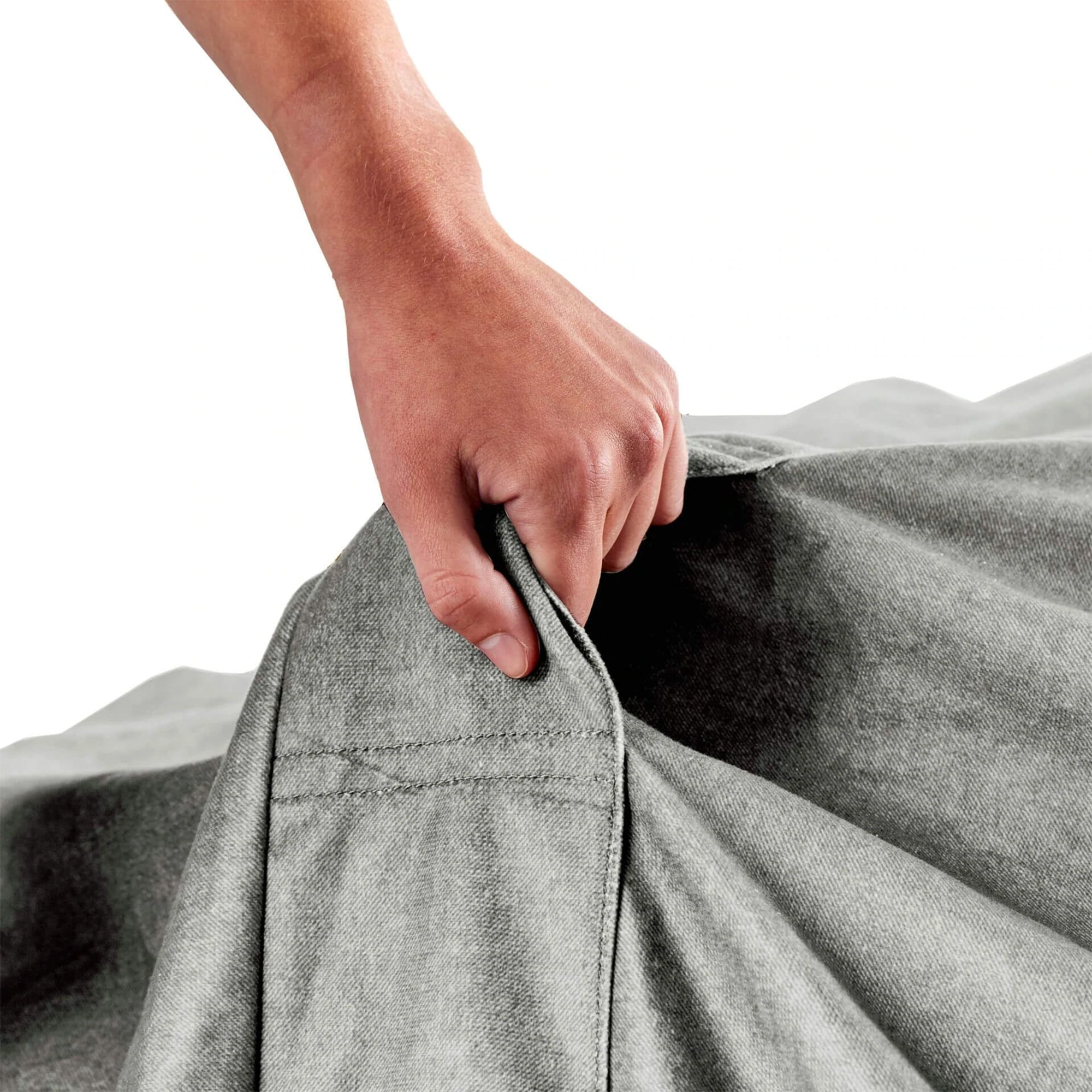 Big Joe Fuf XXL Shredded Foam Beanbag Chair with Removable Cover (Open Box)
