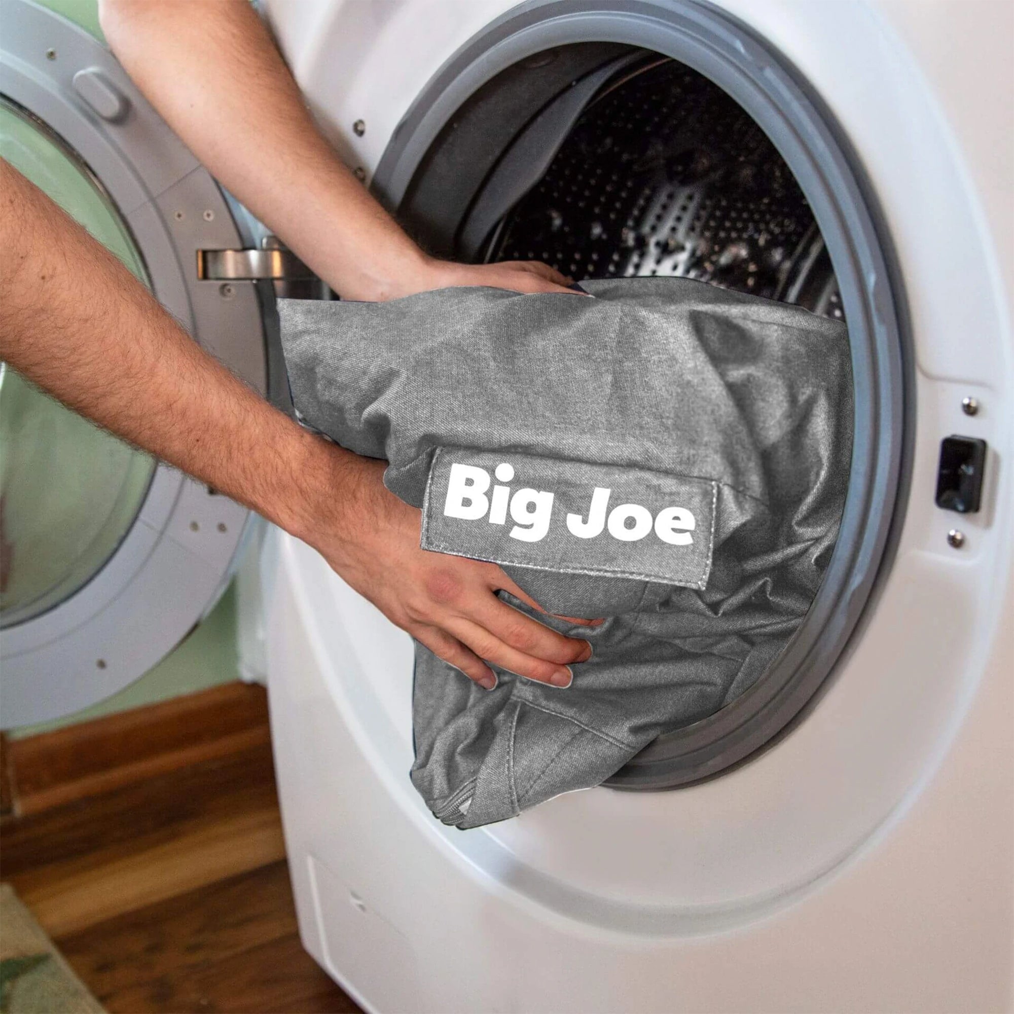 Big Joe Fuf XXL Shredded Foam Beanbag Chair with Removable Cover (Open Box)