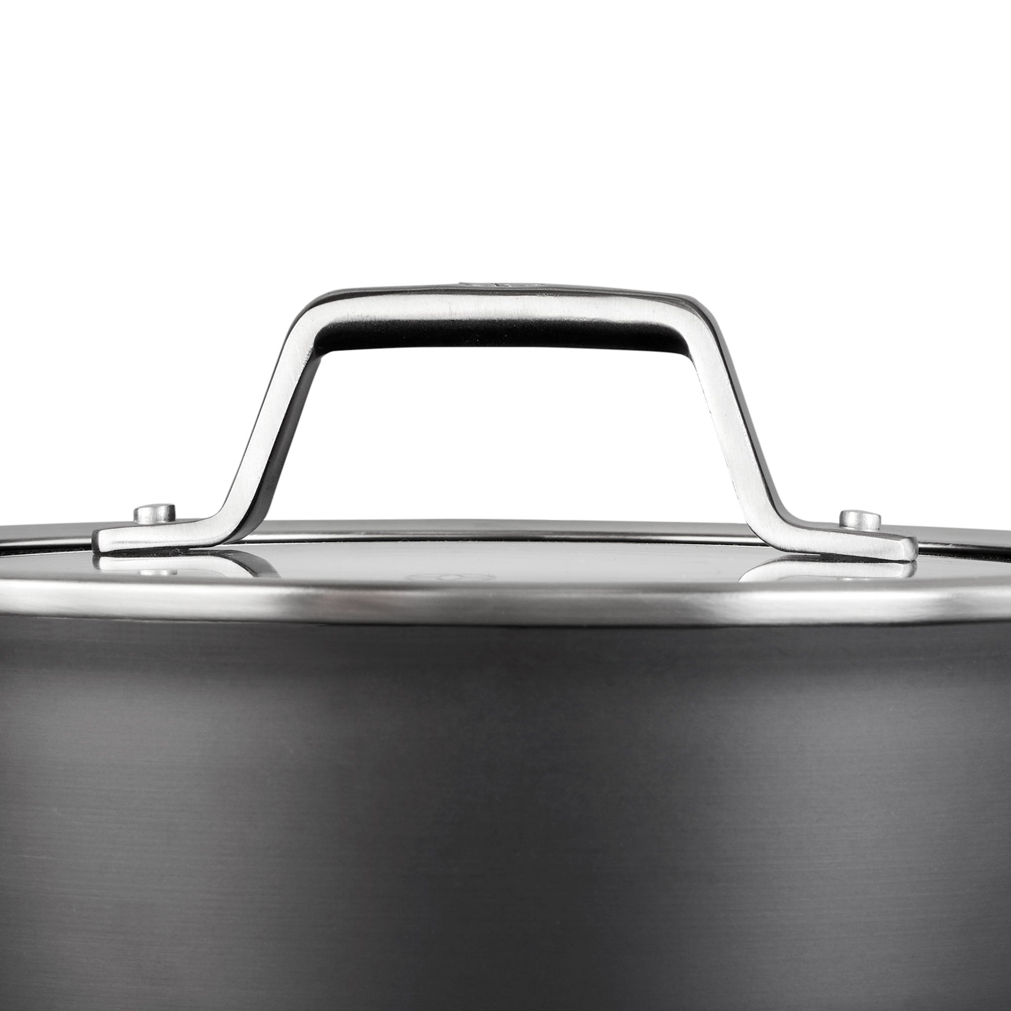 Calphalon Premier Hard Anodized Nonstick 2.5 Quart Saucepan with Lid, Black
