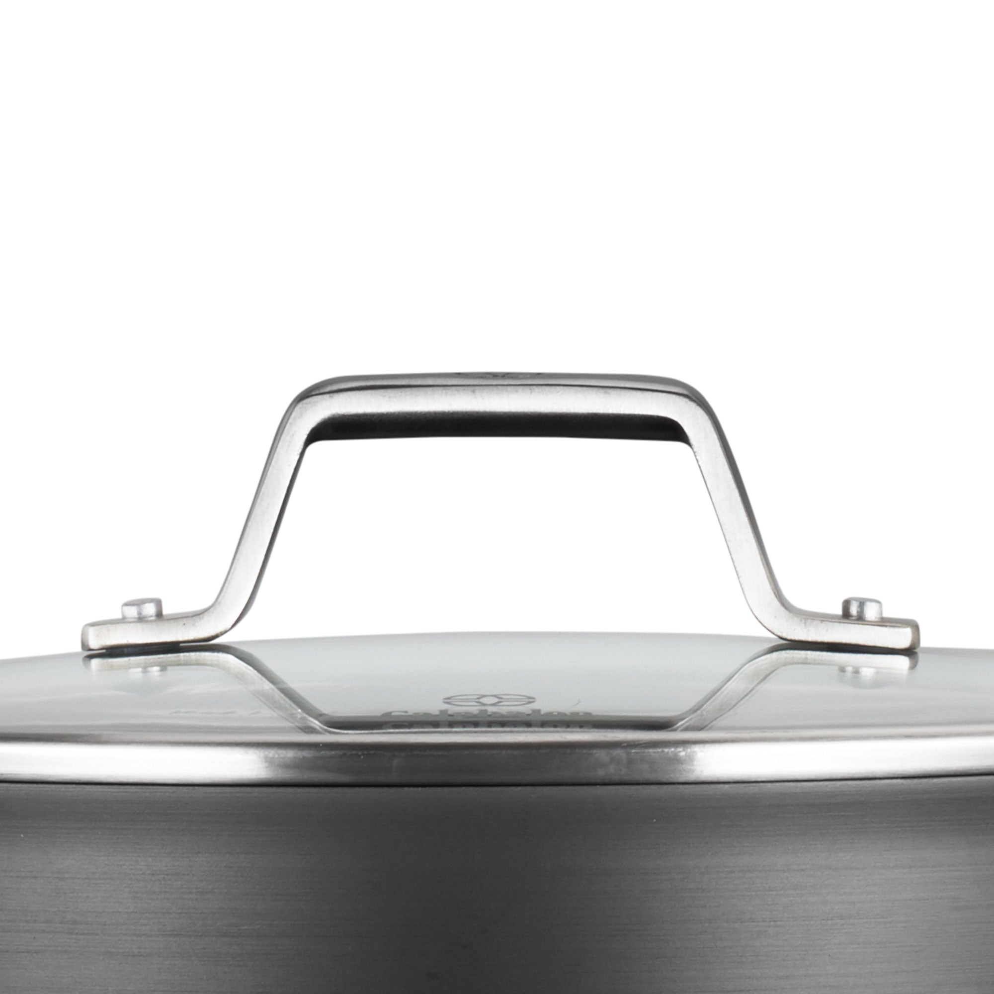 Calphalon Premier Hard Anodized Nonstick 6 Quart Stockpot with Glass Lid, Black