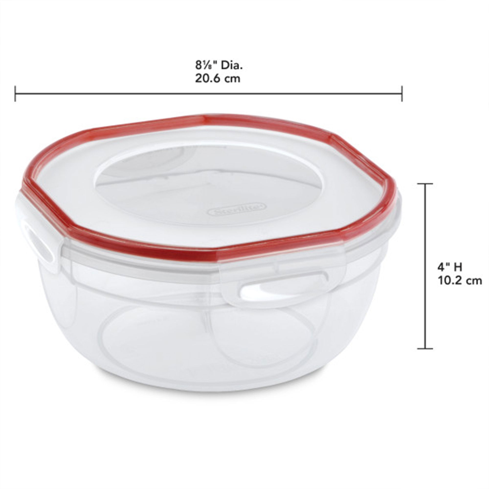 Sterilite Ultra Seal 2.5 Quart Plastic Food Storage Containers w/ Lid (16 Pack)