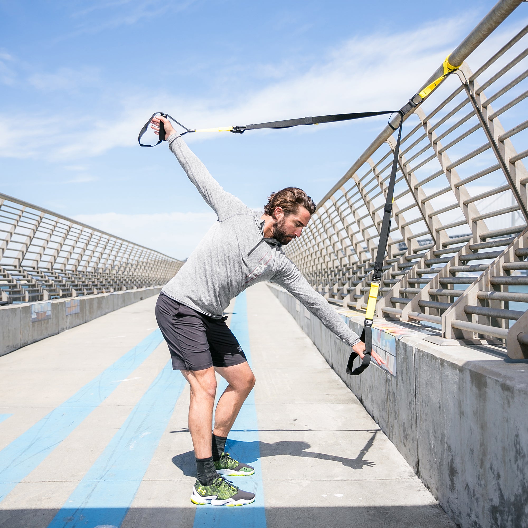 TRX All in 1 Suspension Trainer Resistance Straps Workout System w/ Club Access - VMInnovations