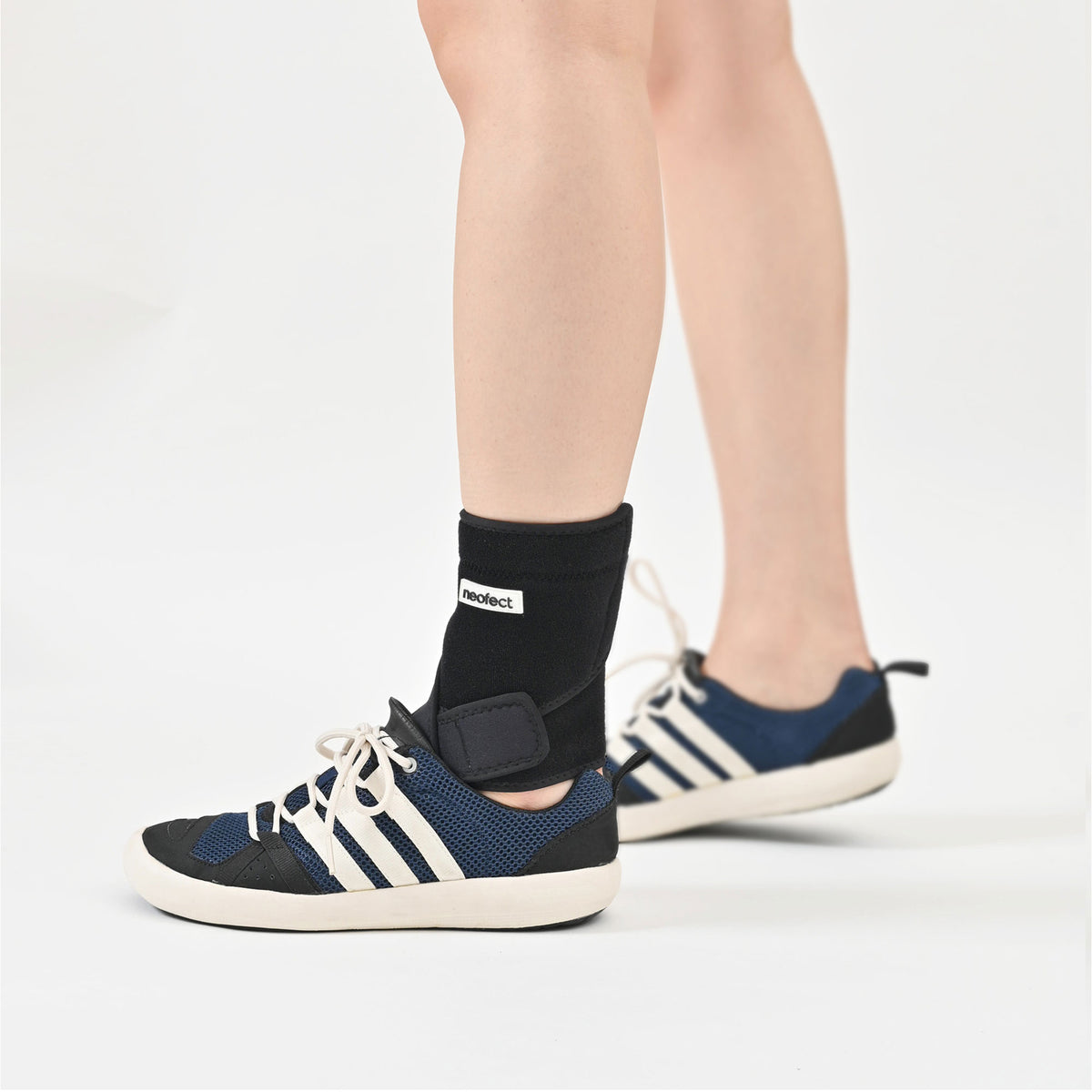Neofect NDB-L Neoprene Drop Foot Ankle Brace for Stroke Recovery, Left Foot