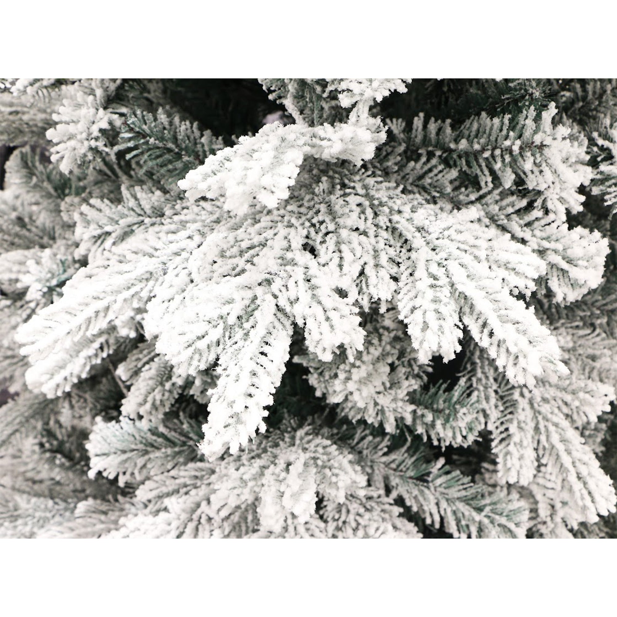 Holiday Stuff Company 7 Ft Prelit Snow Angel Blue Spruce Flocked Tree (Used) - VMInnovations