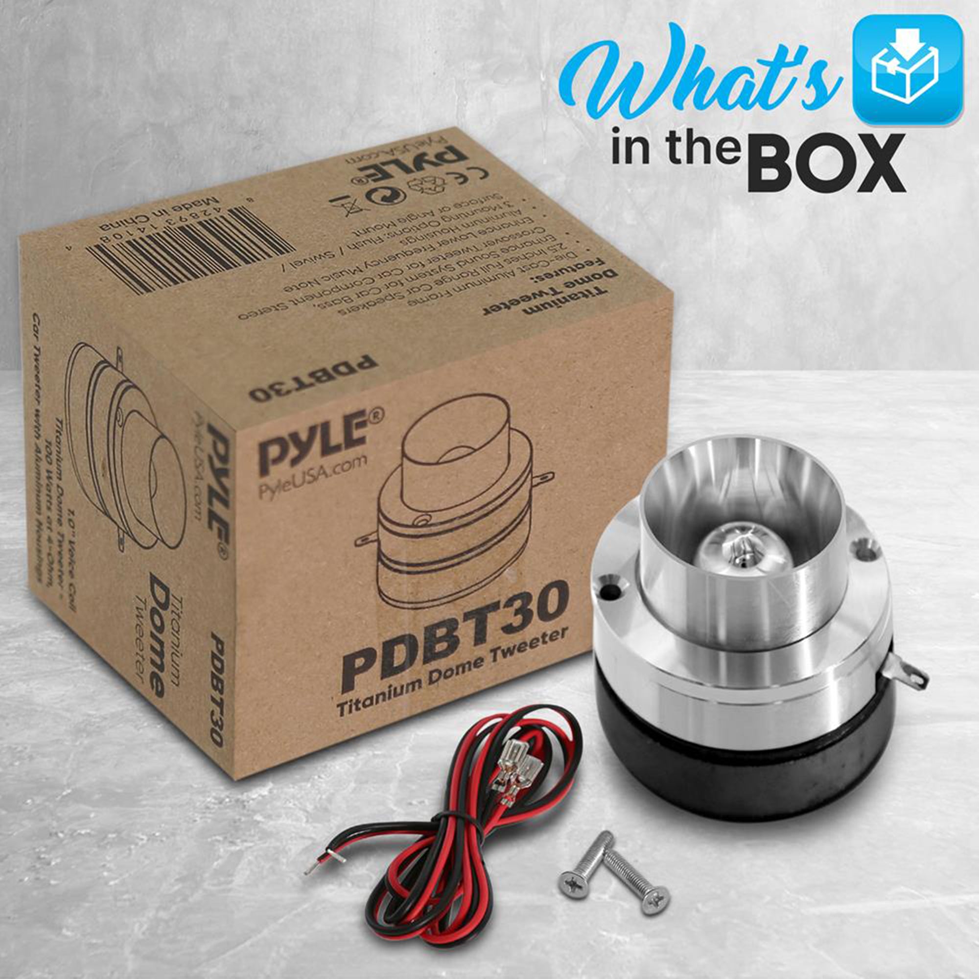 Pyle Pro Coil Titanium Dome Crossover Sound Tweeter for Car Component Stereo - VMInnovations
