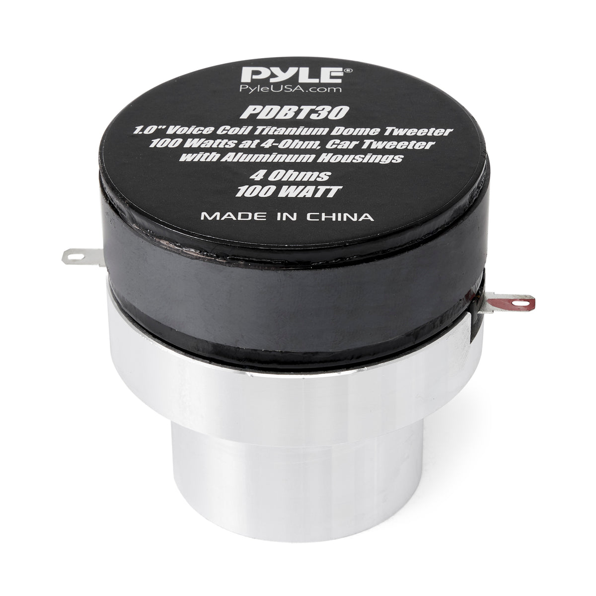 Pyle Pro Coil Titanium Dome Crossover Sound Tweeter for Car Stereo (4 Pack)