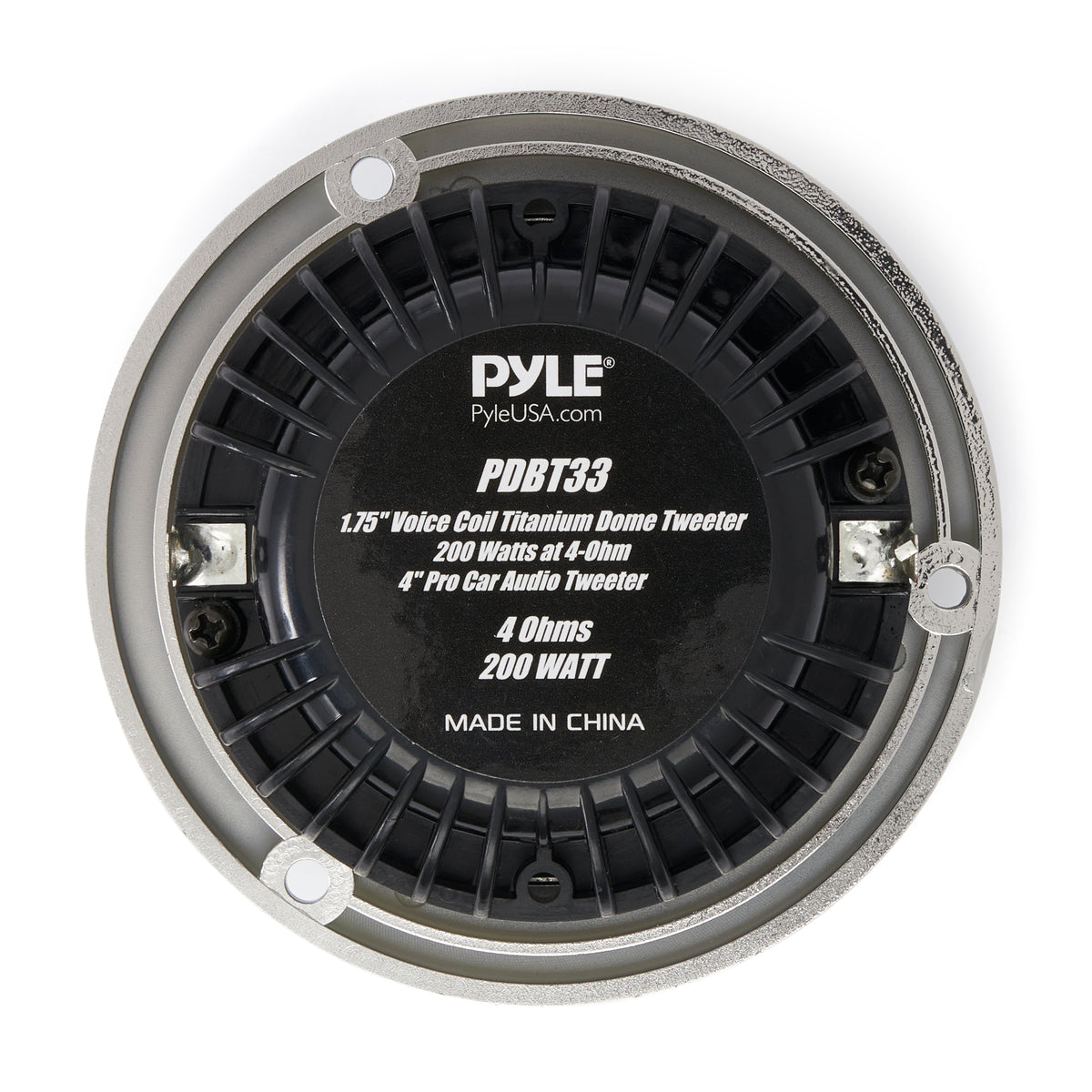 Pyle Pro 1.75 Inch Coil Titanium Dome Crossover Tweeter for Car Stereo (6 Pack)
