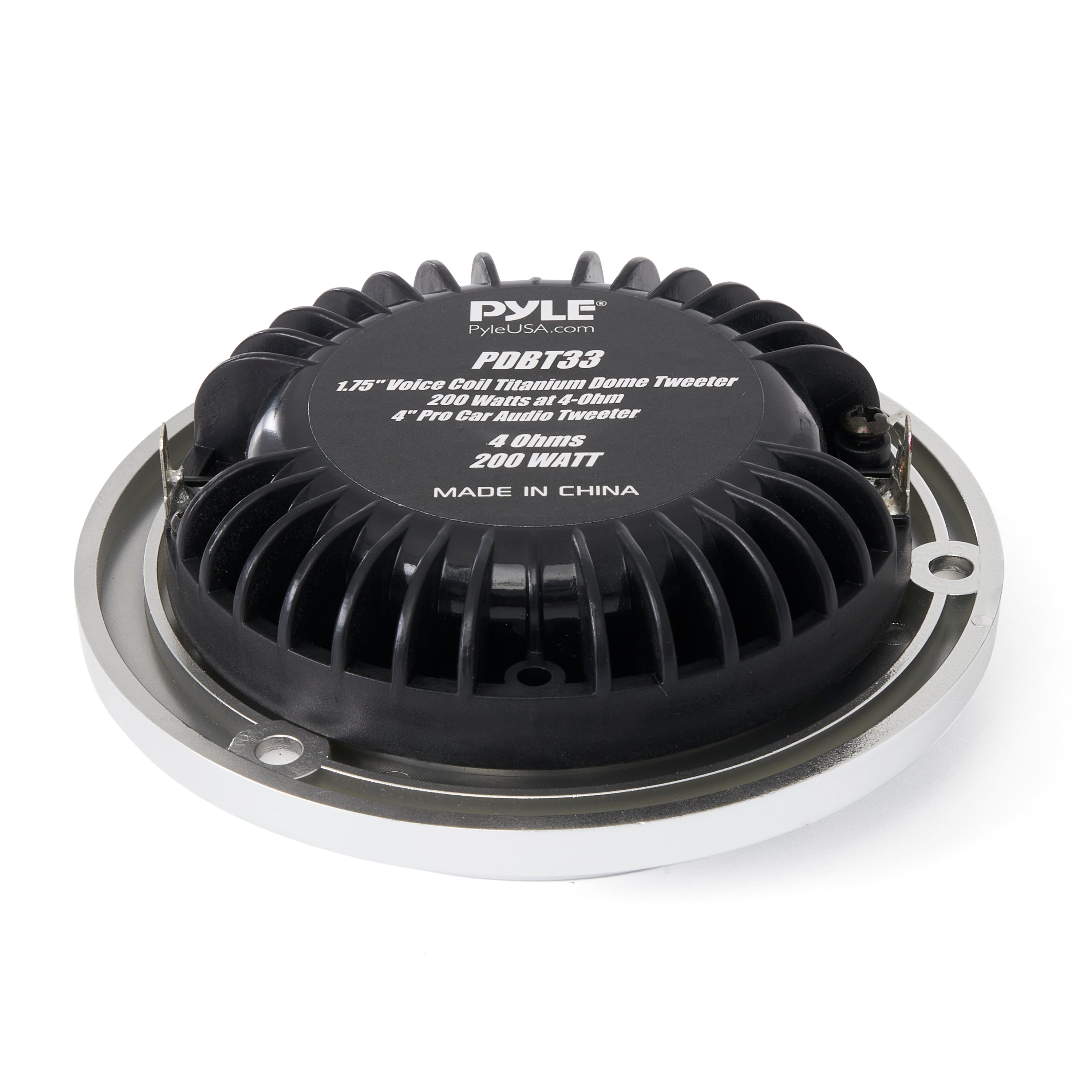 Pyle Pro 1.75 Inch Coil Titanium Dome Crossover Tweeter for Car Stereo (4 Pack) - VMInnovations