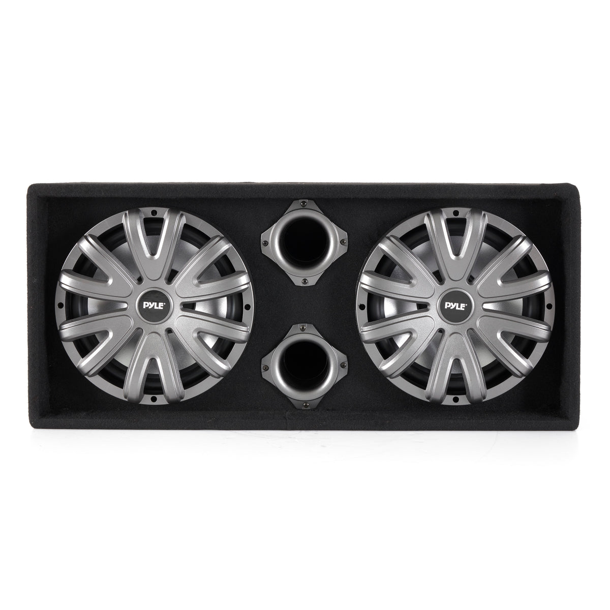 Pyle 12 Inch 600 Watt Mount Car Audio Subwoofer Enclosure Box with LED Lights - VMInnovations