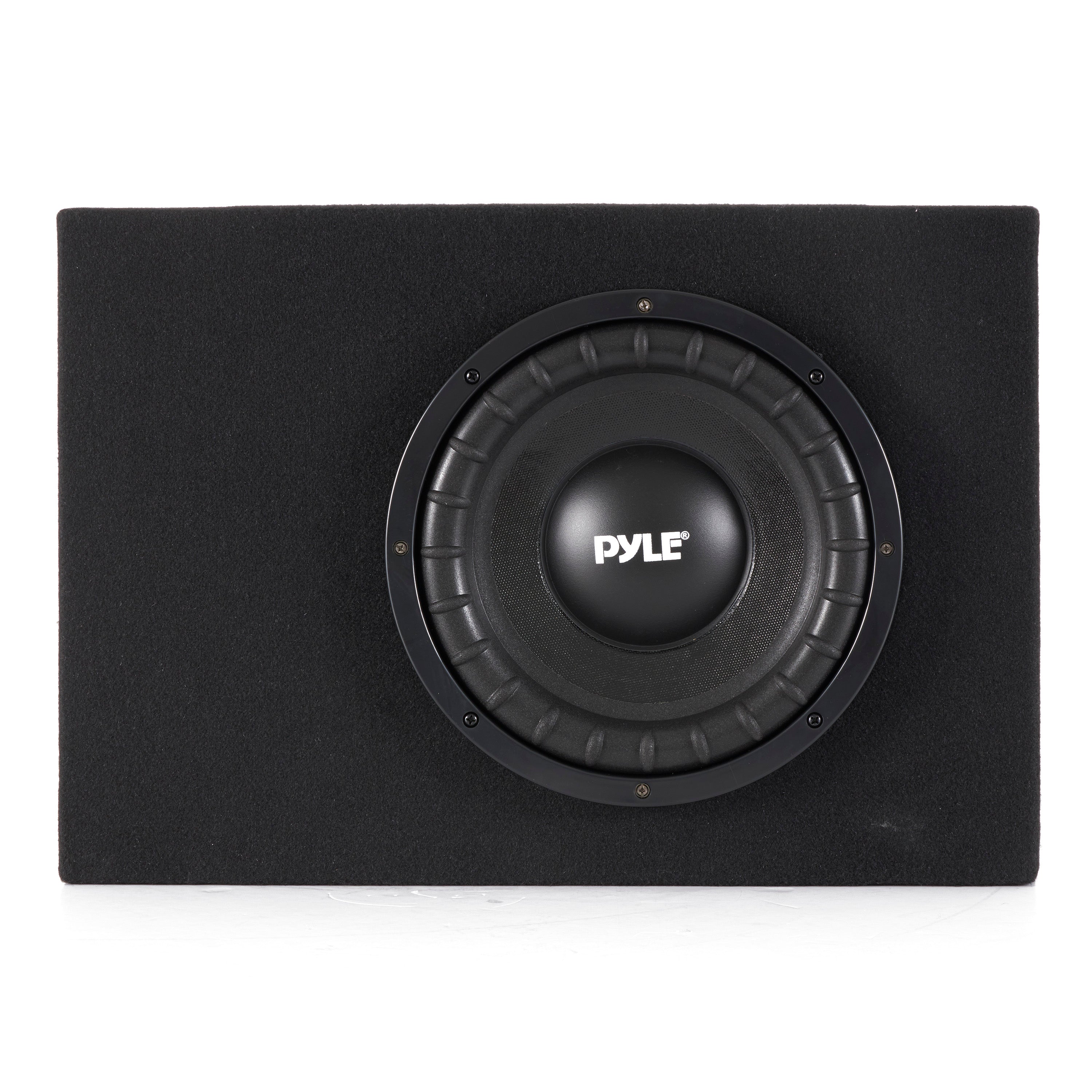 Pyle PSABASS10 Slim Mount Truck/Car Audio 10 Inch Subwoofer Box Sound System