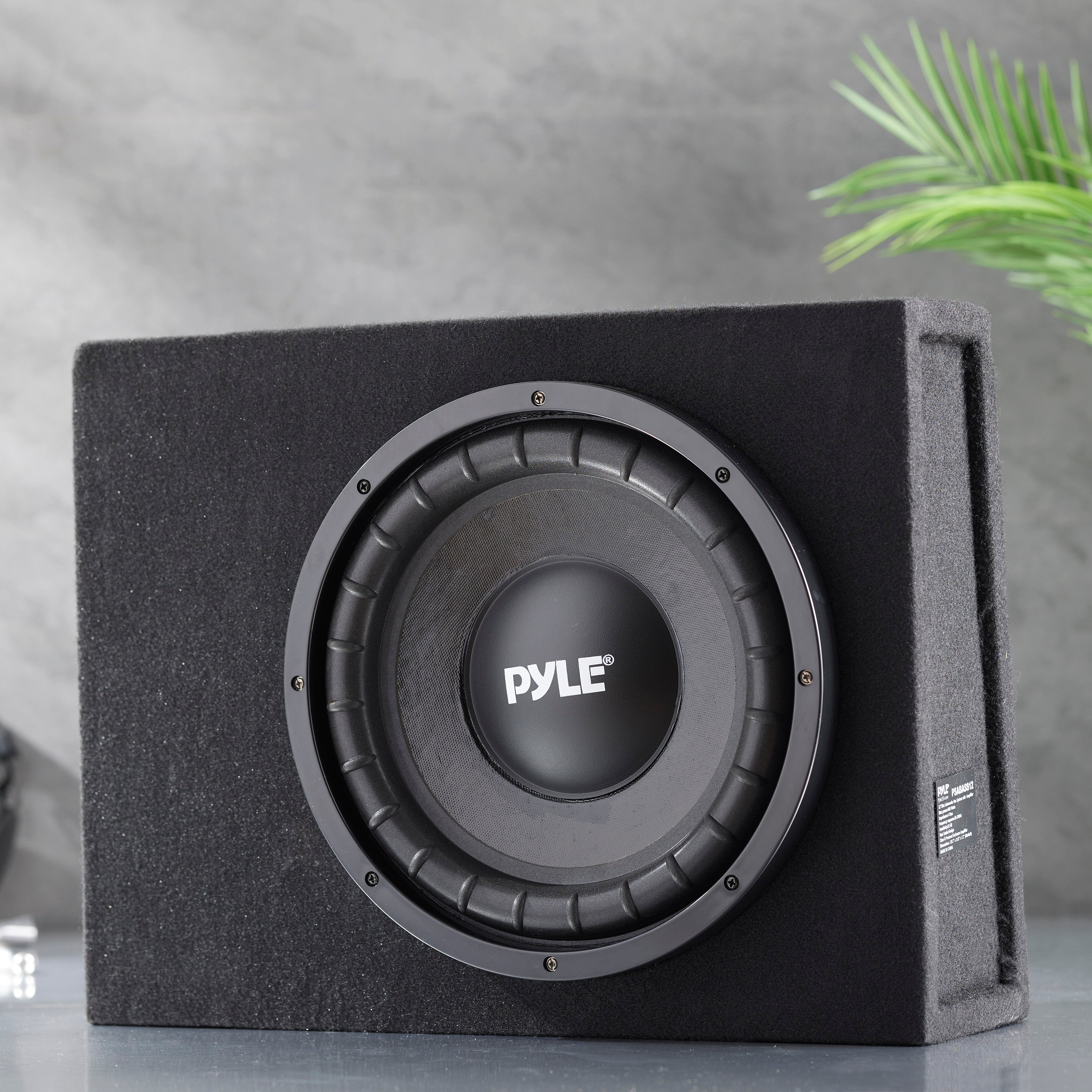 Pyle 12 In 600 Watt Mount Car Audio Subwoofer Box System Seal Design (Open Box) - VMInnovations